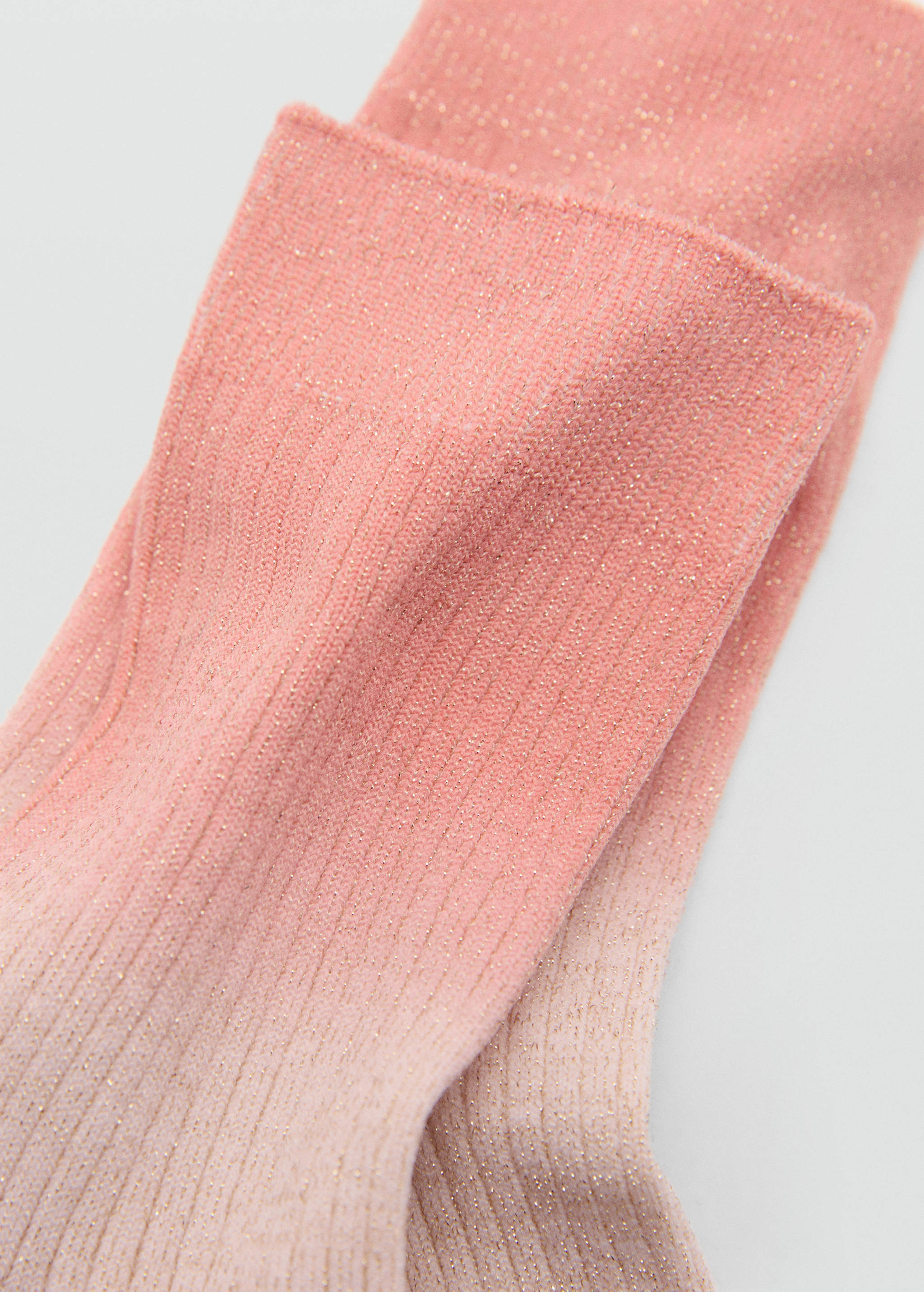 Chaussettes dégradées Lurex - Plan moyen