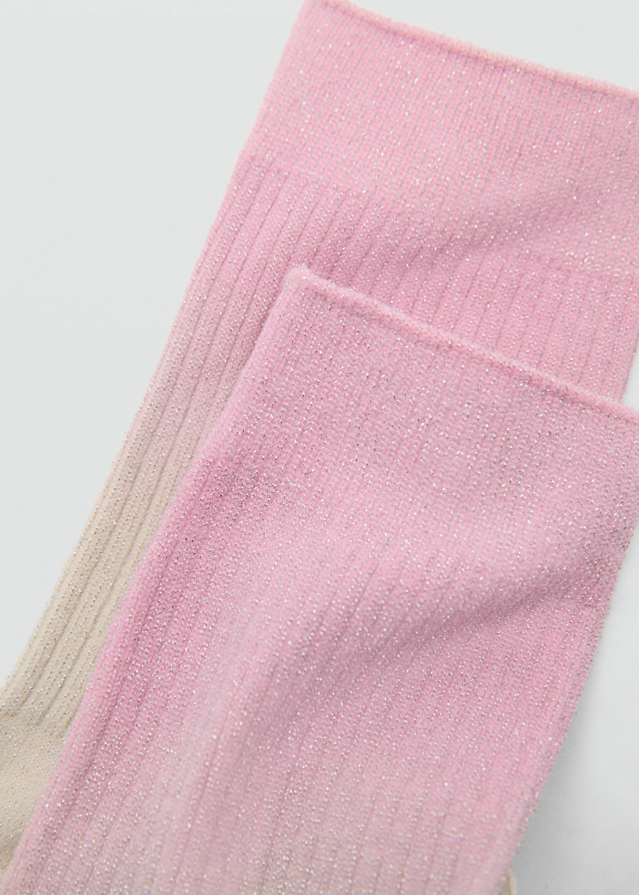 Chaussettes dégradées Lurex - Plan moyen