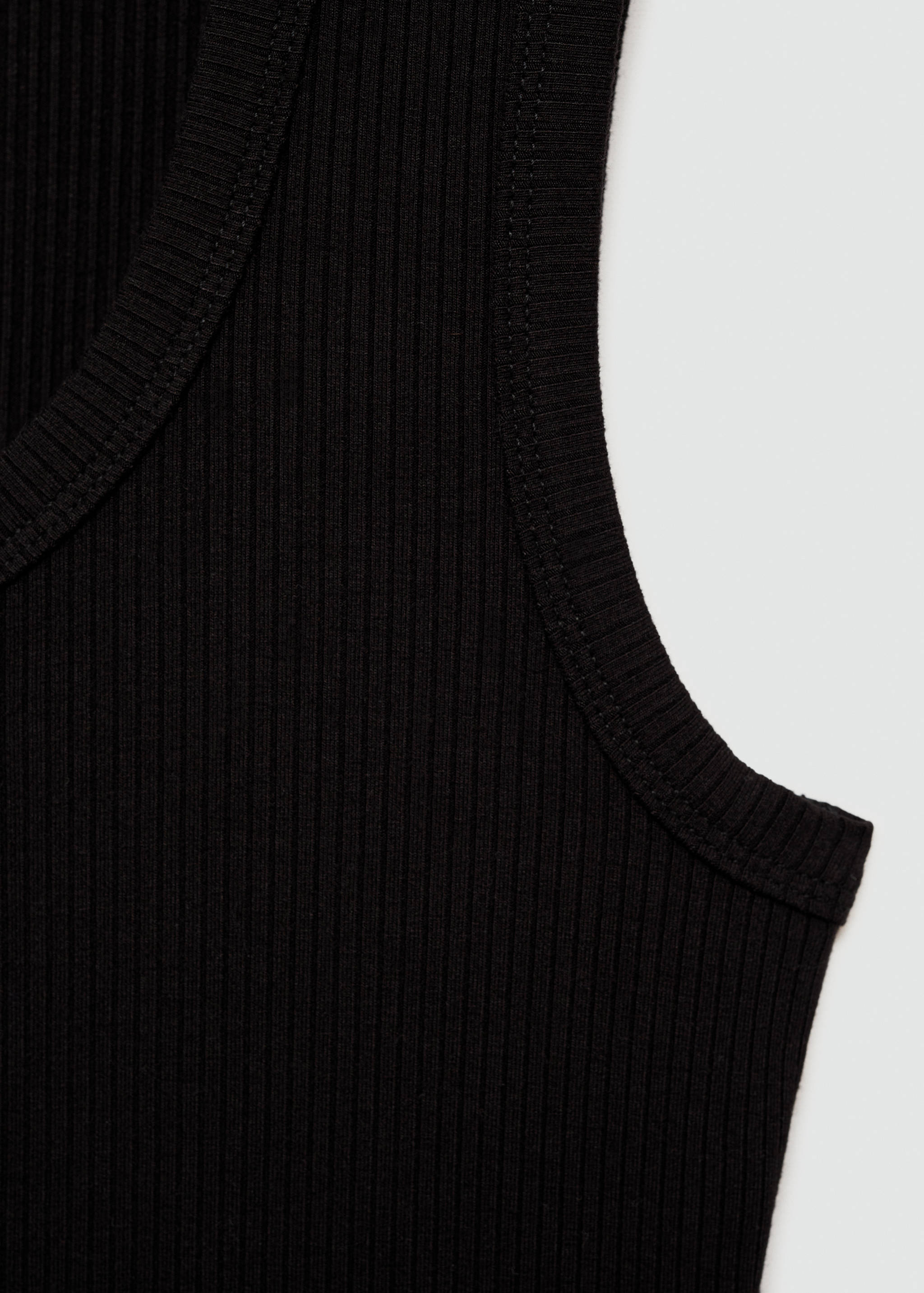 Robe côtelée à boutons - Détail de l'article 0