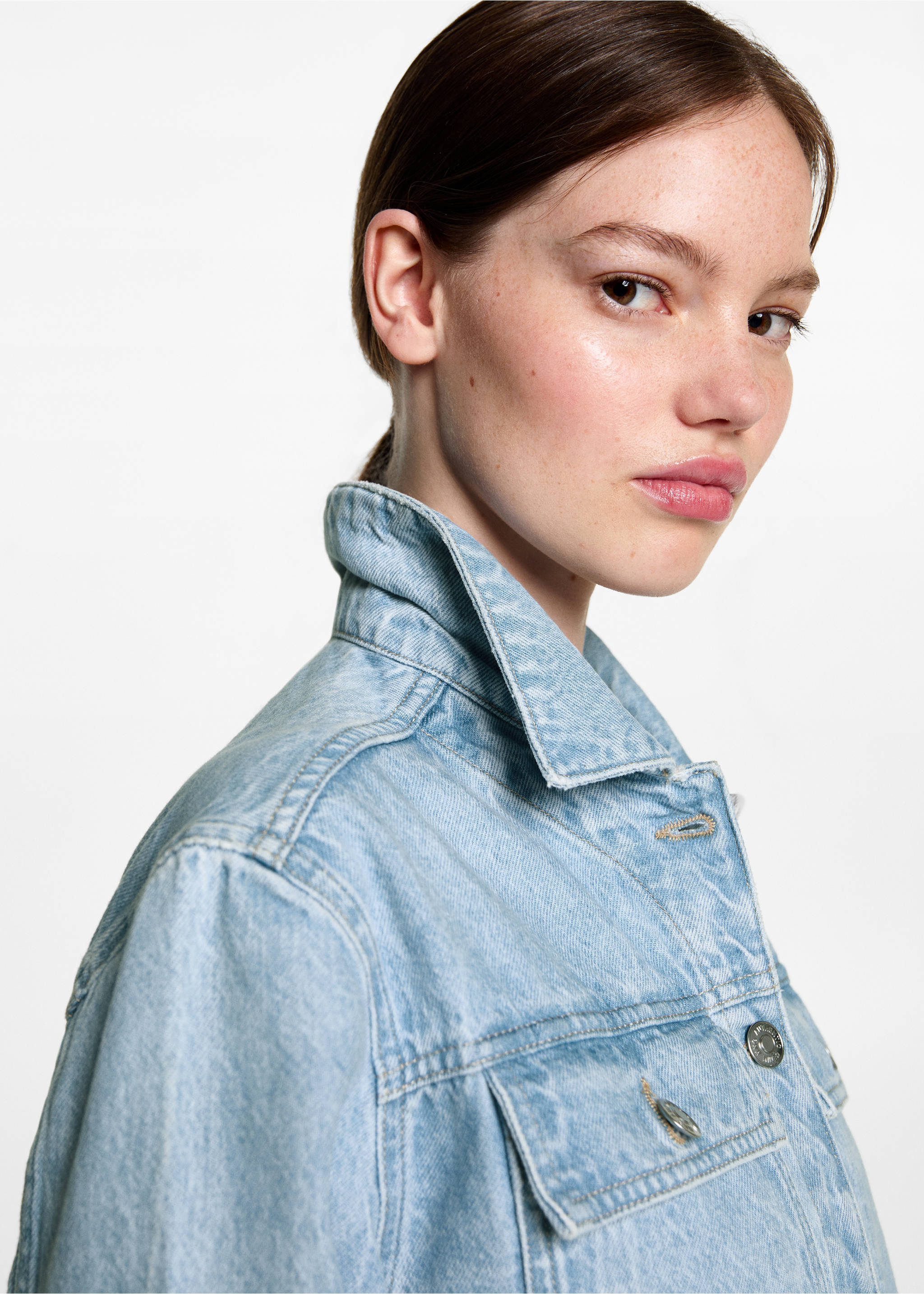 Cowgirl jacket with stars - Деталь изделия 1, Светло-синий. Ref: 77064052-00.