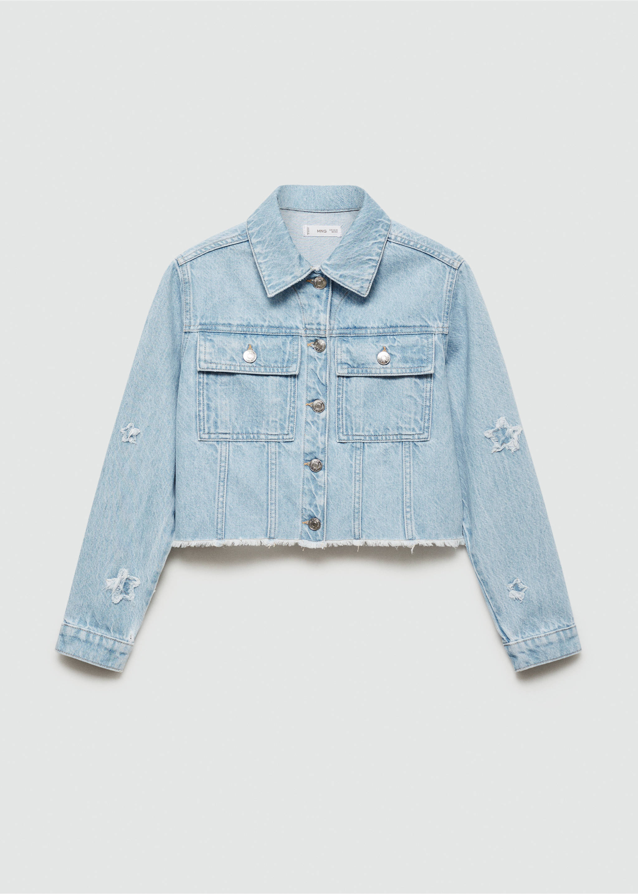 Cowgirl jacket with stars - Изделие без модели, Светло-синий. Ref: 77064052-00.