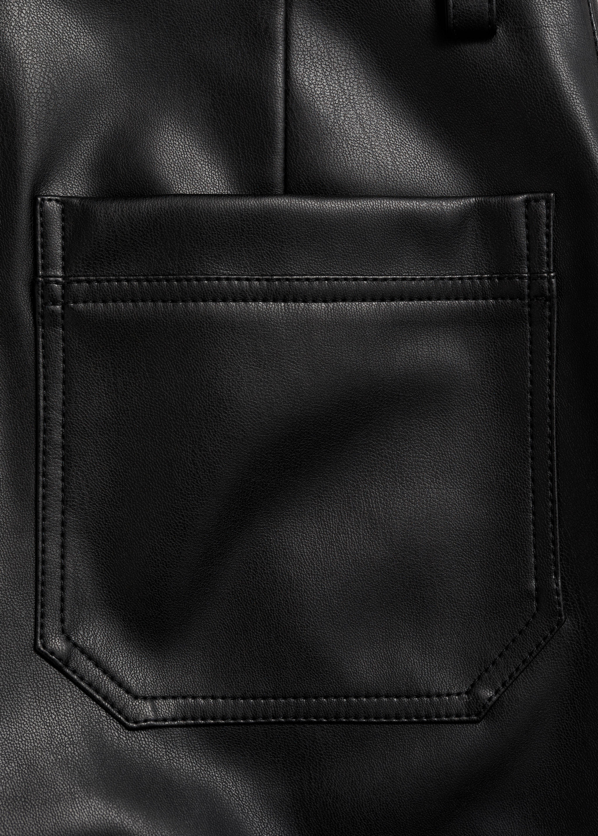 Pantalón efecto piel - Detalle del artículo 0