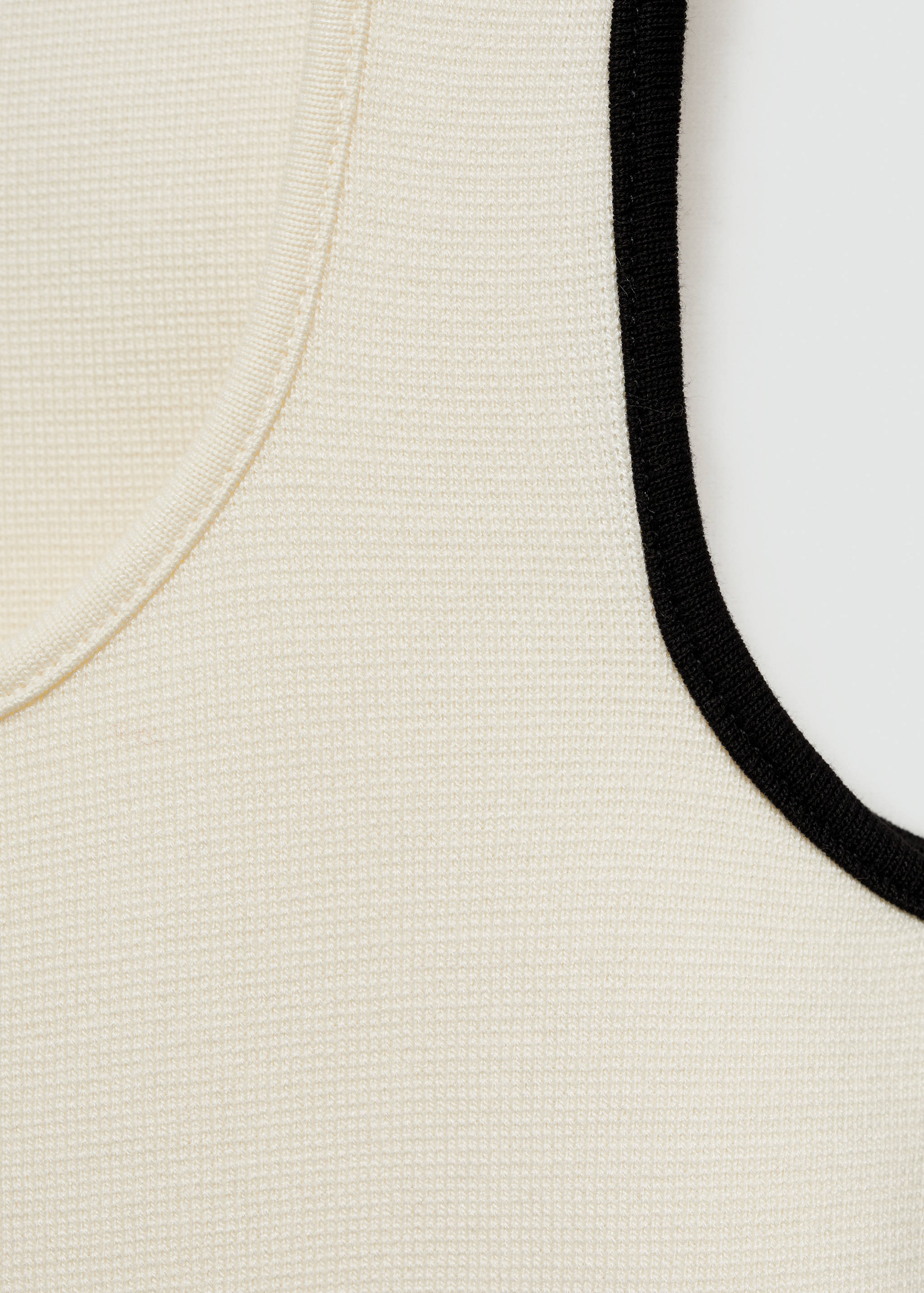 Top maille détails contrastants - Détail de l'article 0