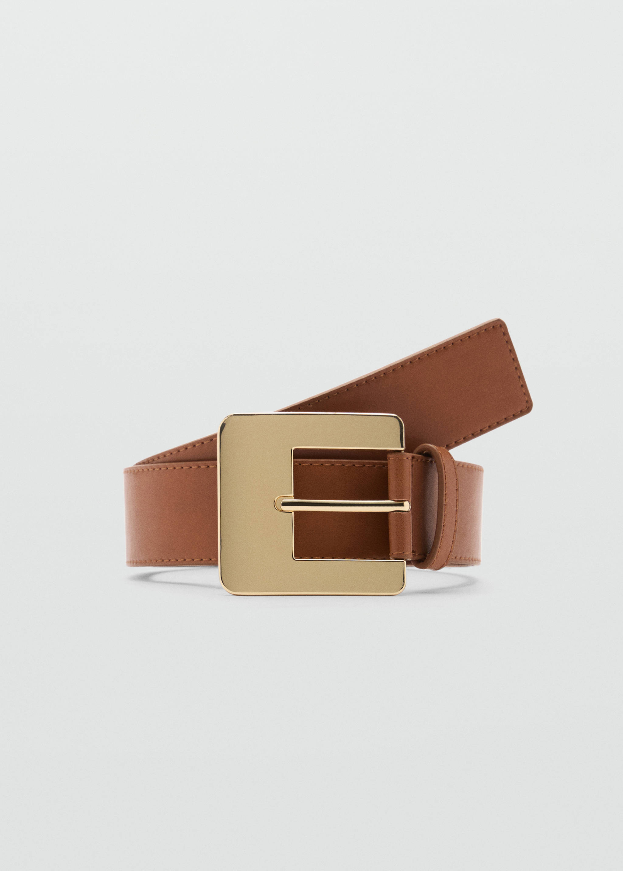 Maxi buckle leather belt - Article without model