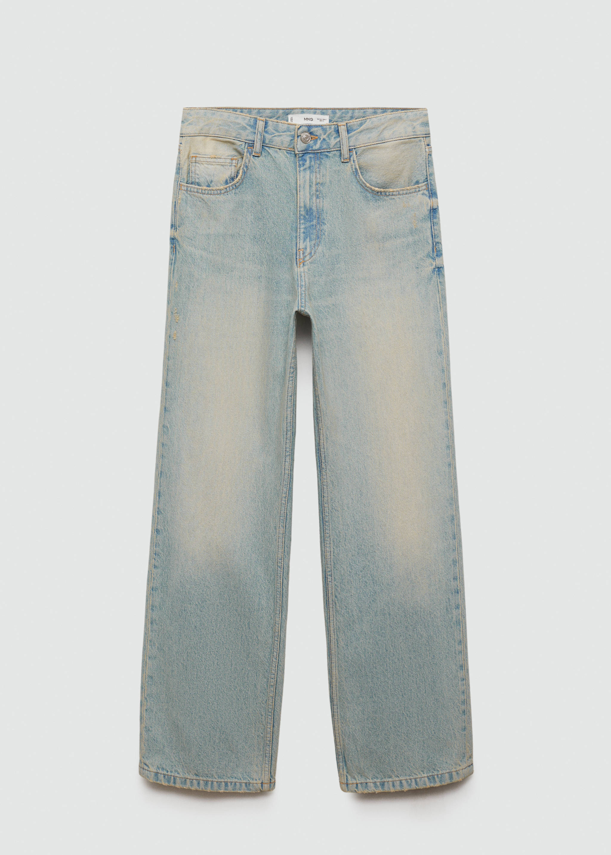 Mid-rise straight jeans - Article without model