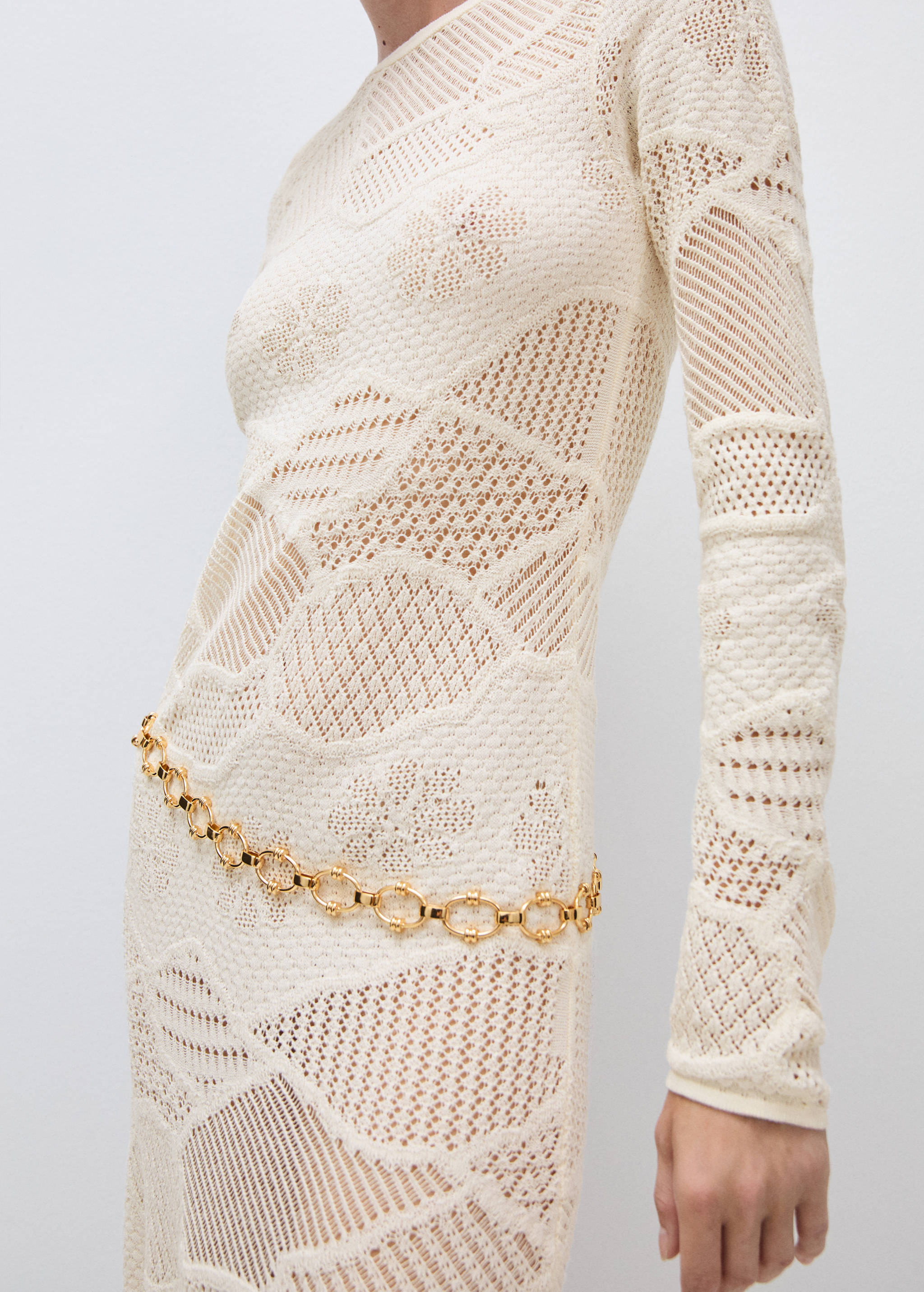 Knit long dress - Details of the article 1