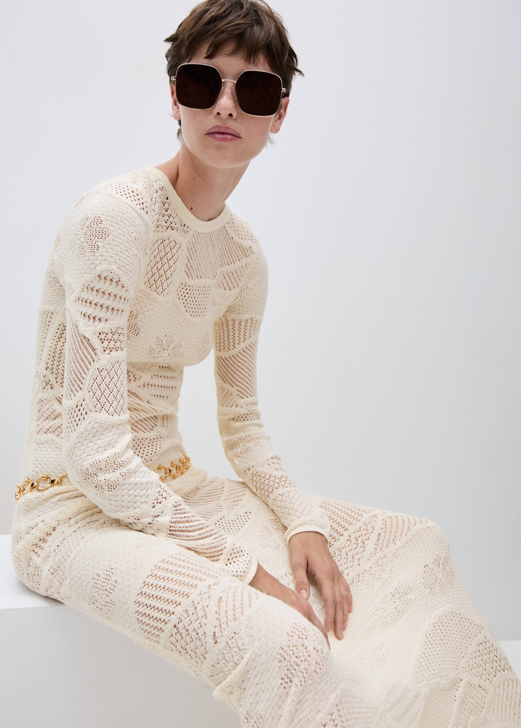 Knit long dress - Details of the article 6