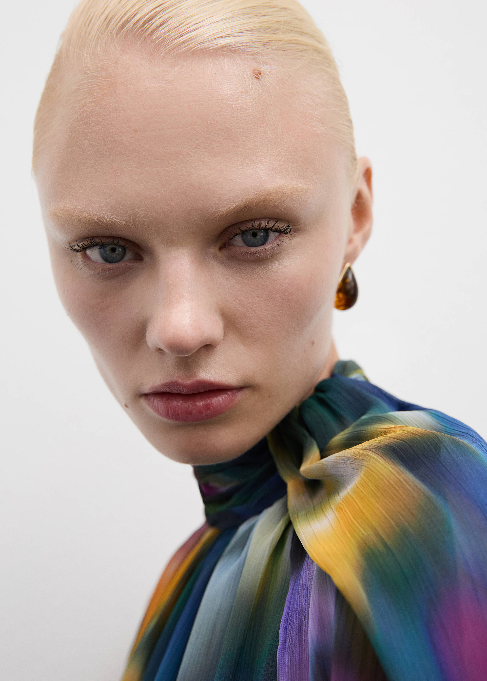 Blusa asimétrica estampada - Detalle del artículo 1