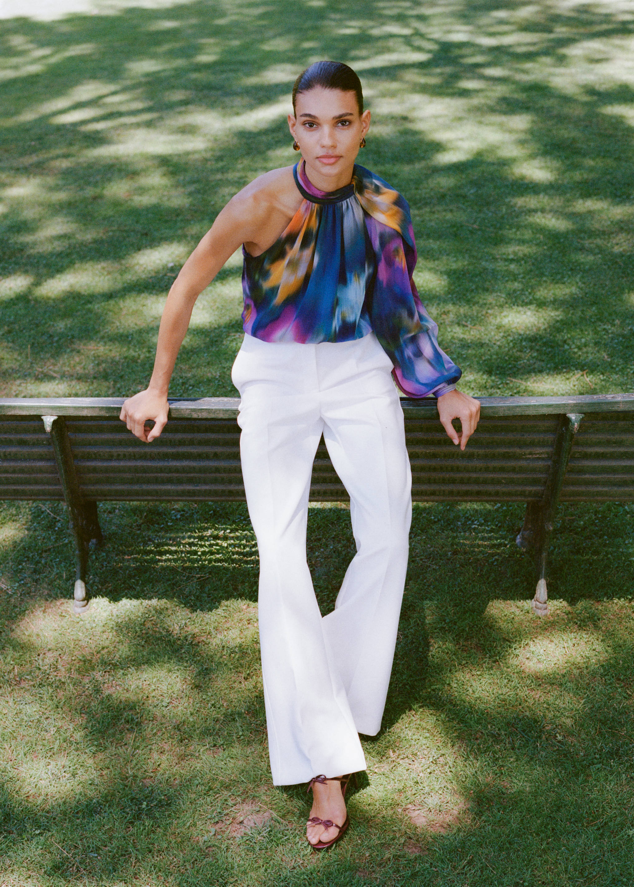 Blouse asymétrique imprimée - Détail de l'article 7