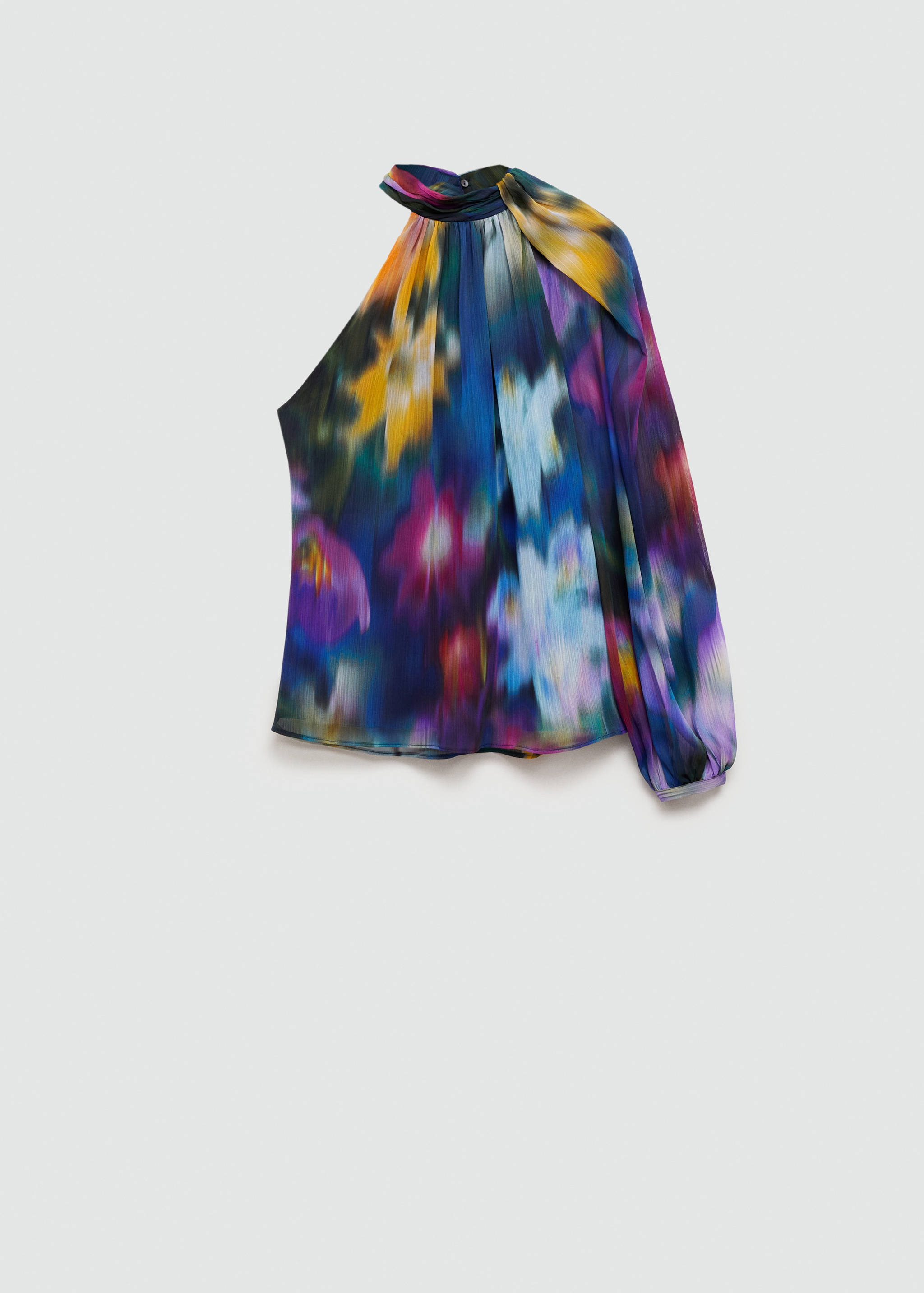 Blouse asymétrique imprimée - Article sans modèle