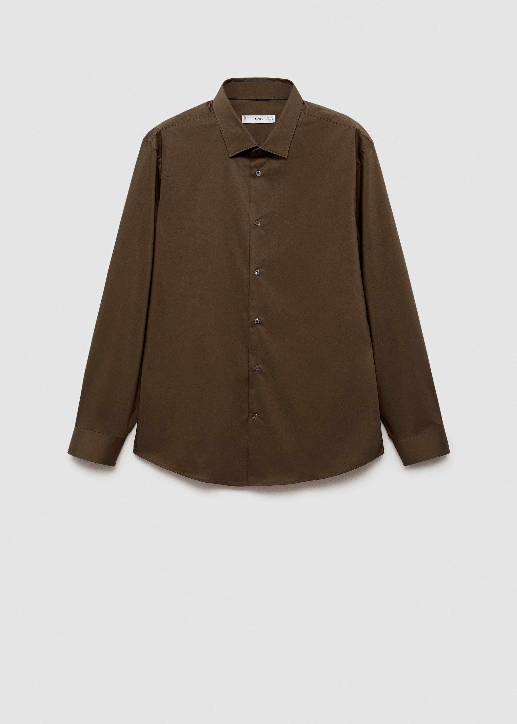 Chemise regular-fit coton stretch - Article sans modèle