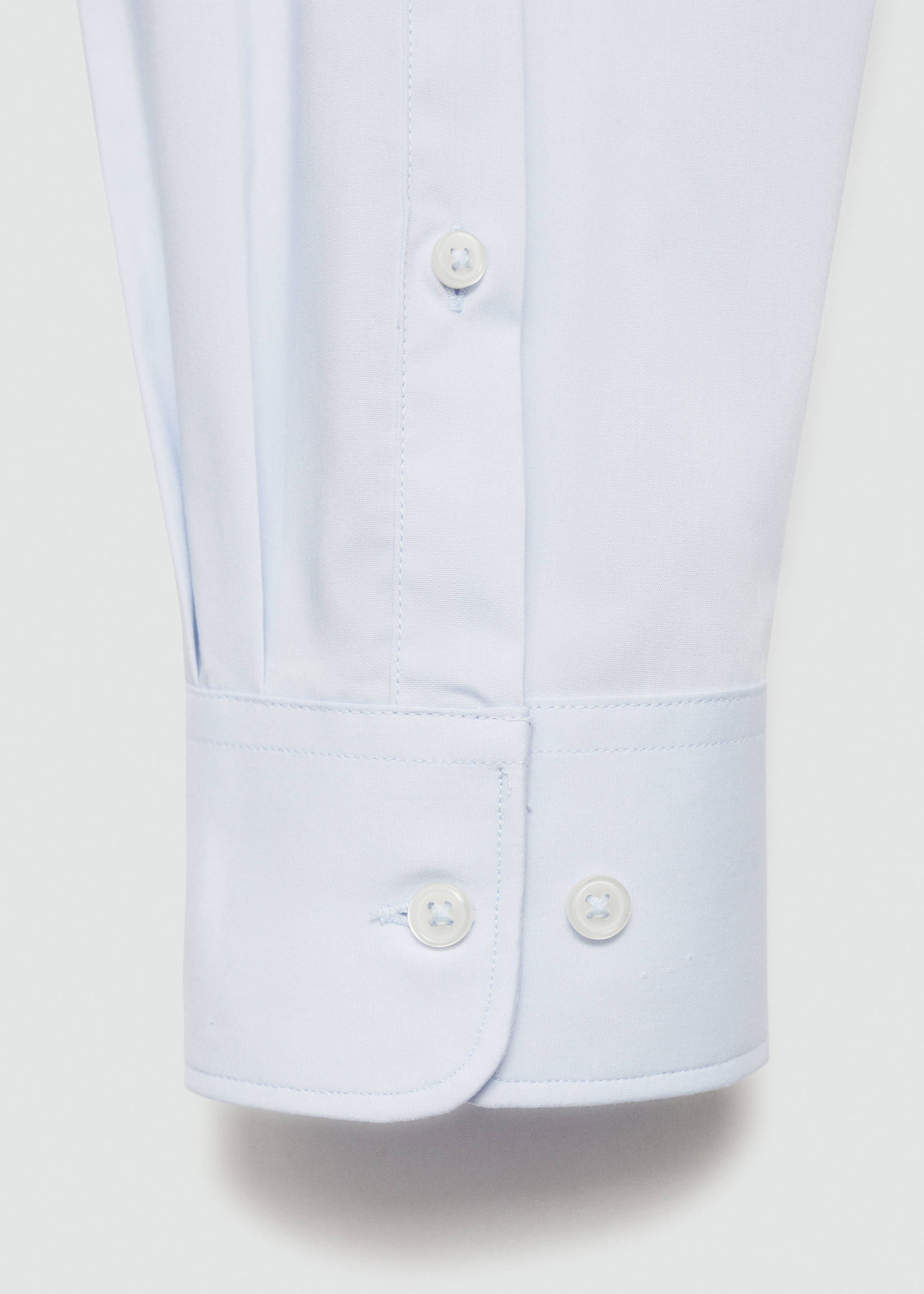 Regular-fit stretch cotton shirt - Details of the article 0