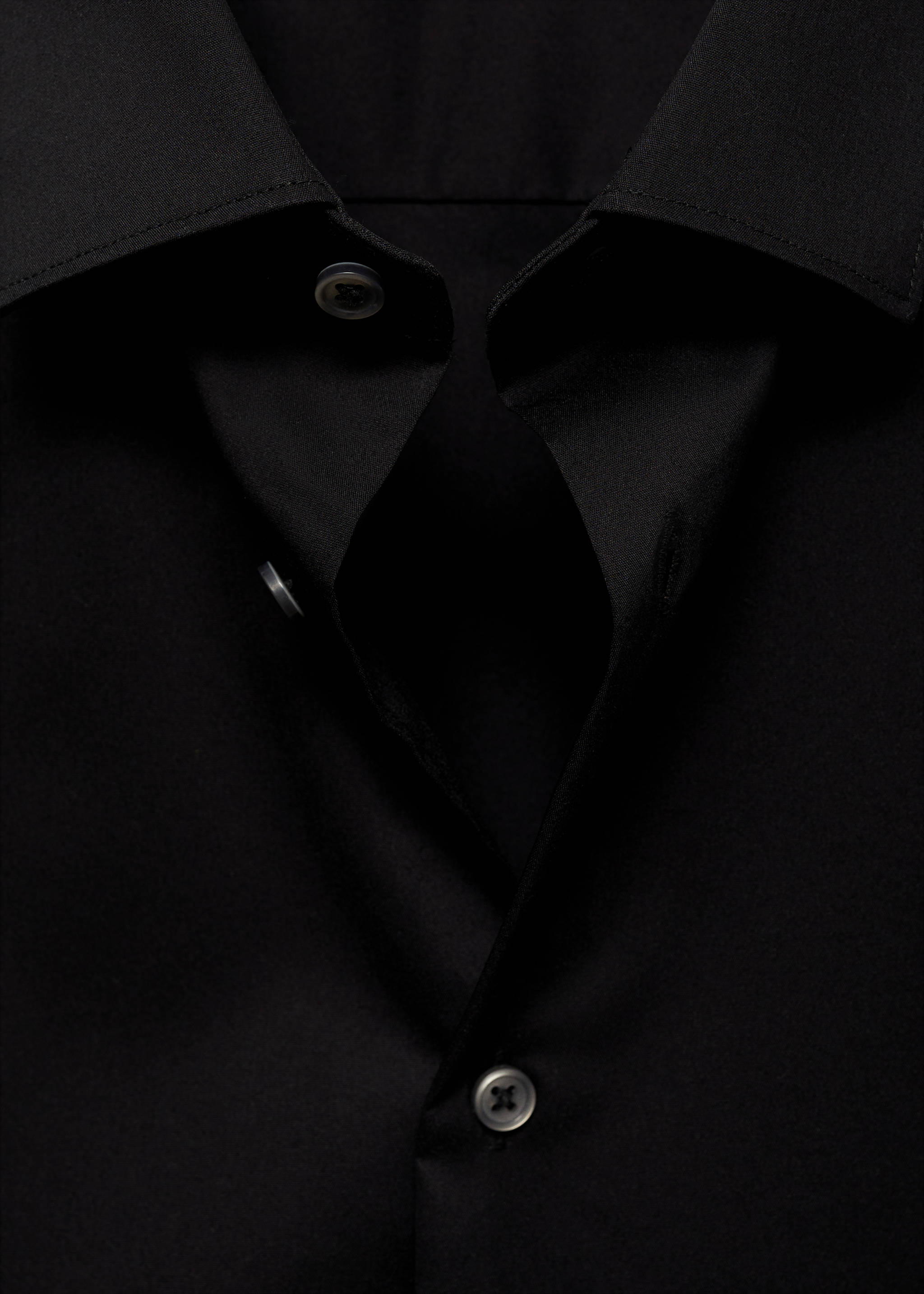 Regular-fit stretch cotton shirt - Details of the article 8