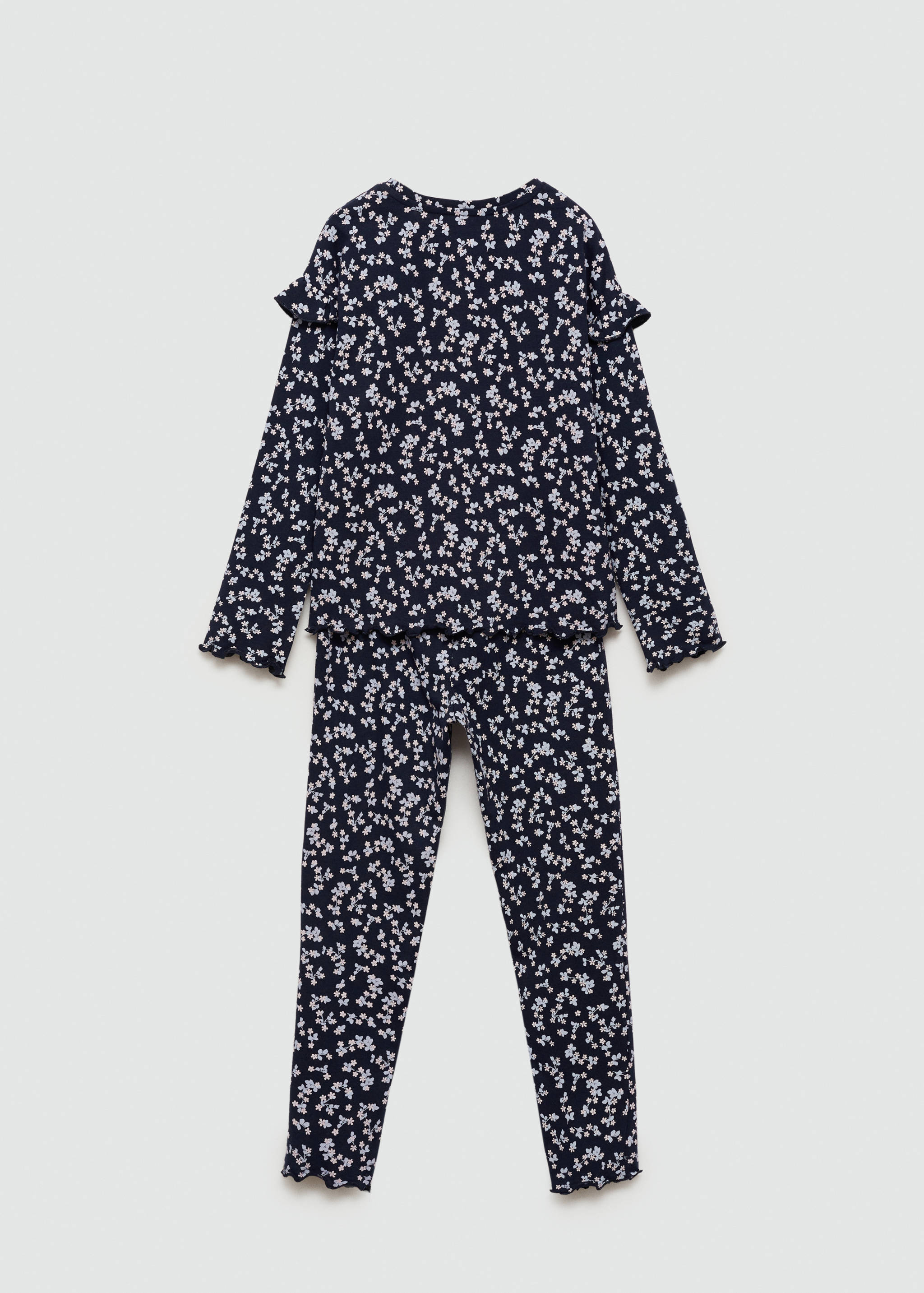 Printed long pyjamas - Reverse of the article