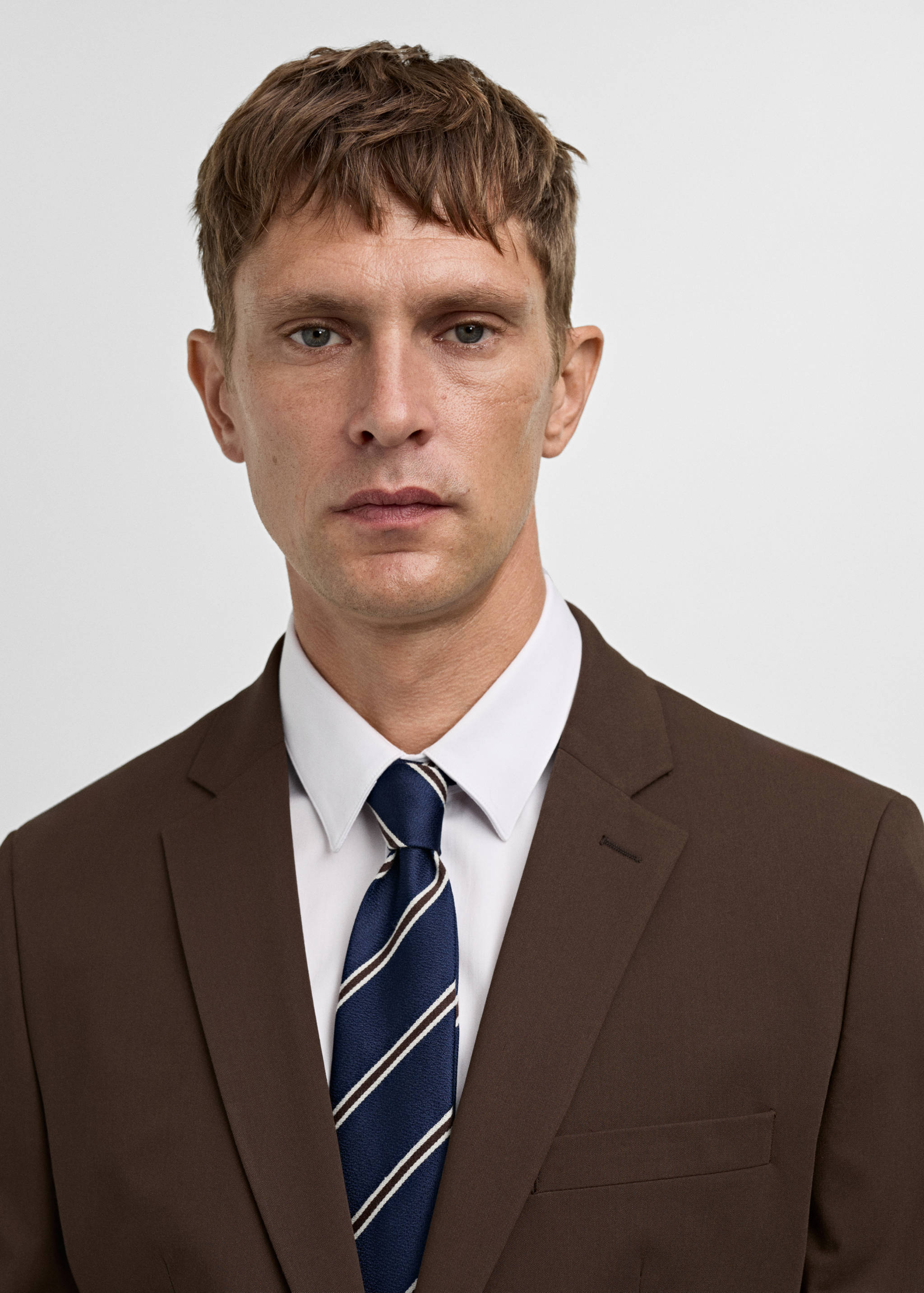 Super slim-fit suit jacket in stretch fabric - Details of the article 1