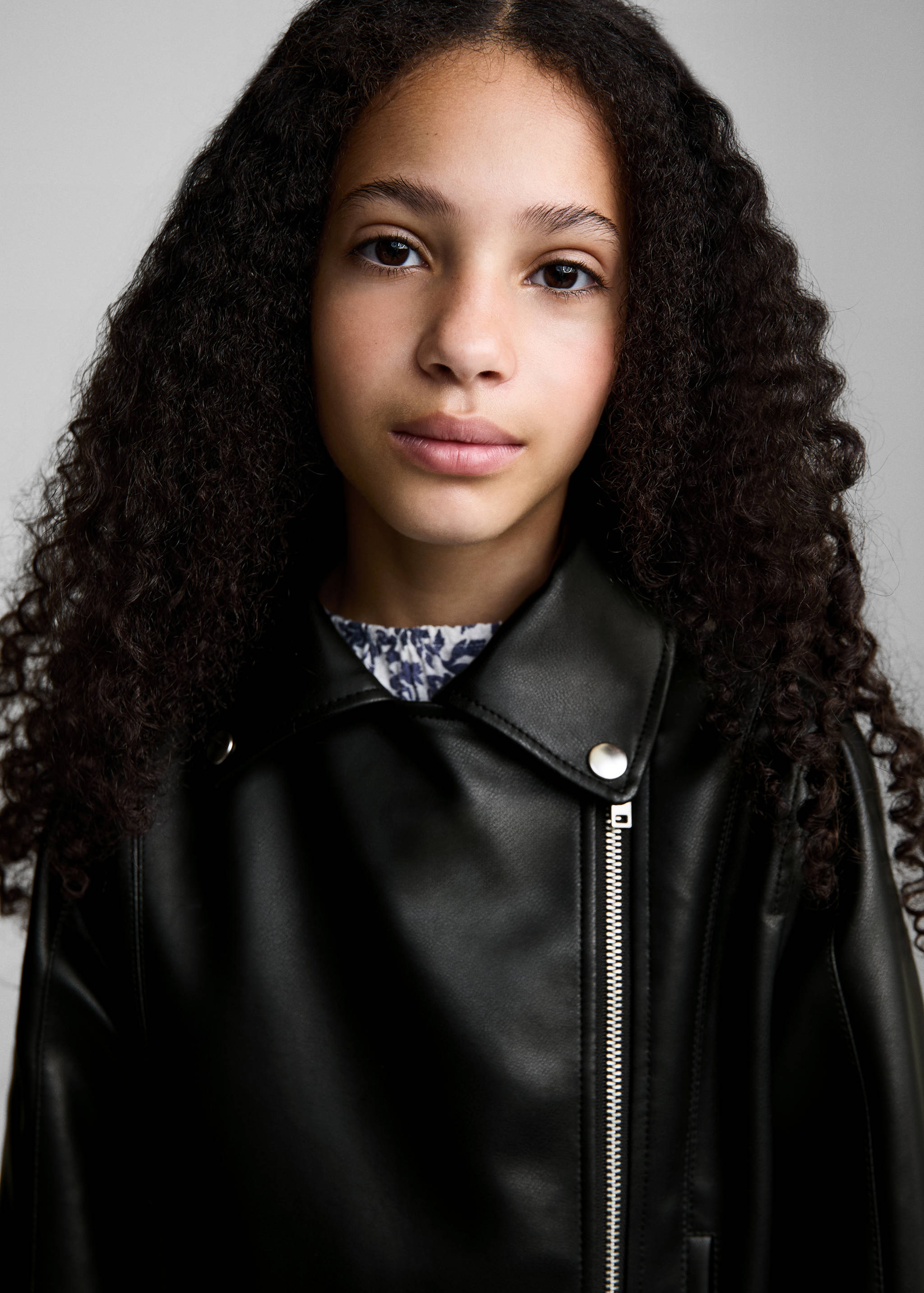 Faux-leather jacket - Details of the article 1