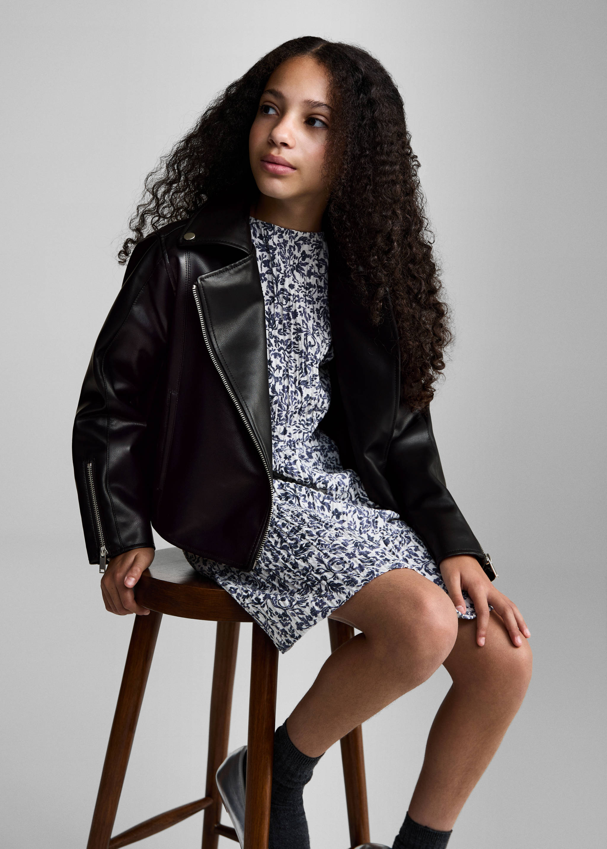 Faux-leather jacket - Details of the article 2