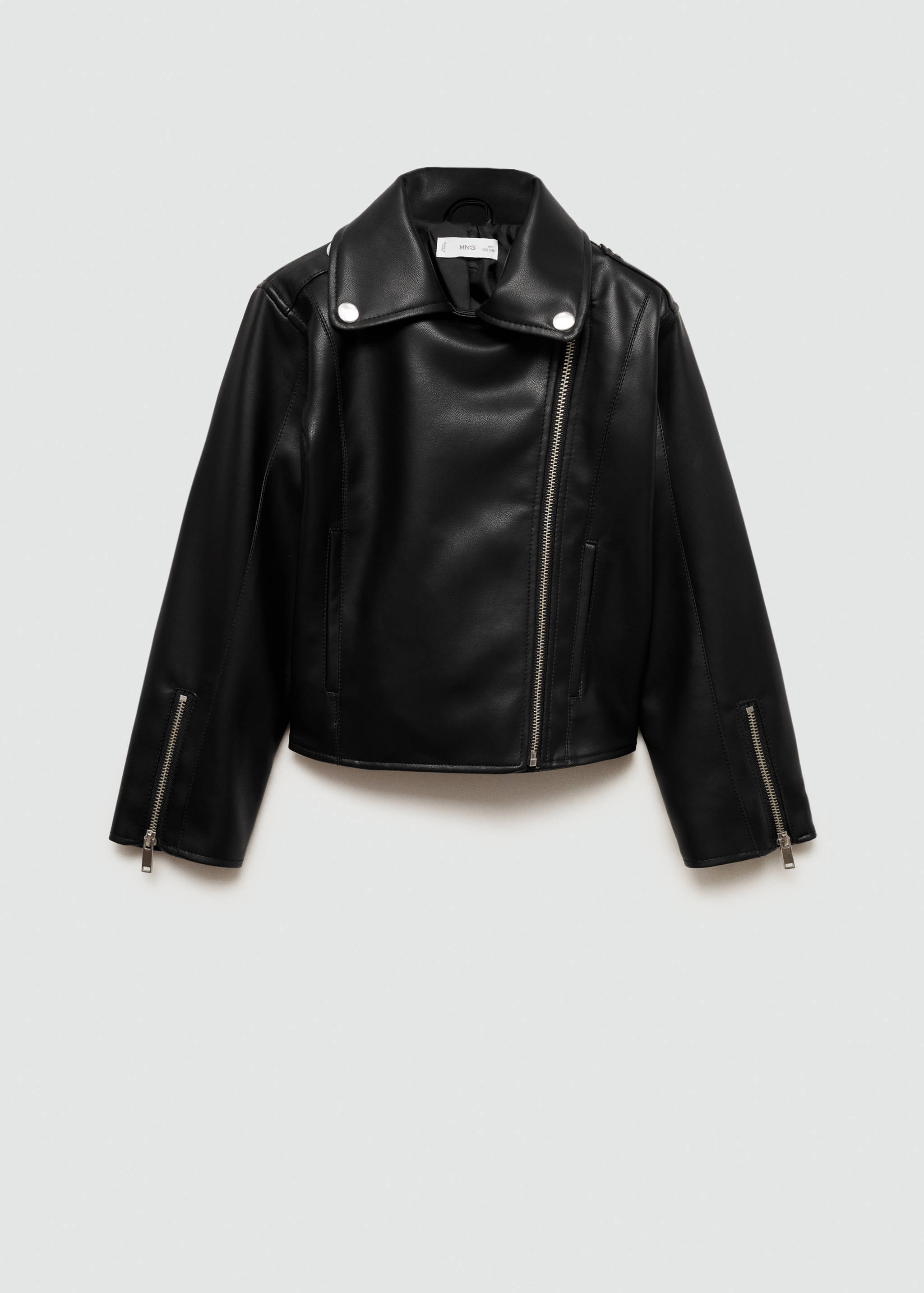 Faux-leather jacket - Article without model