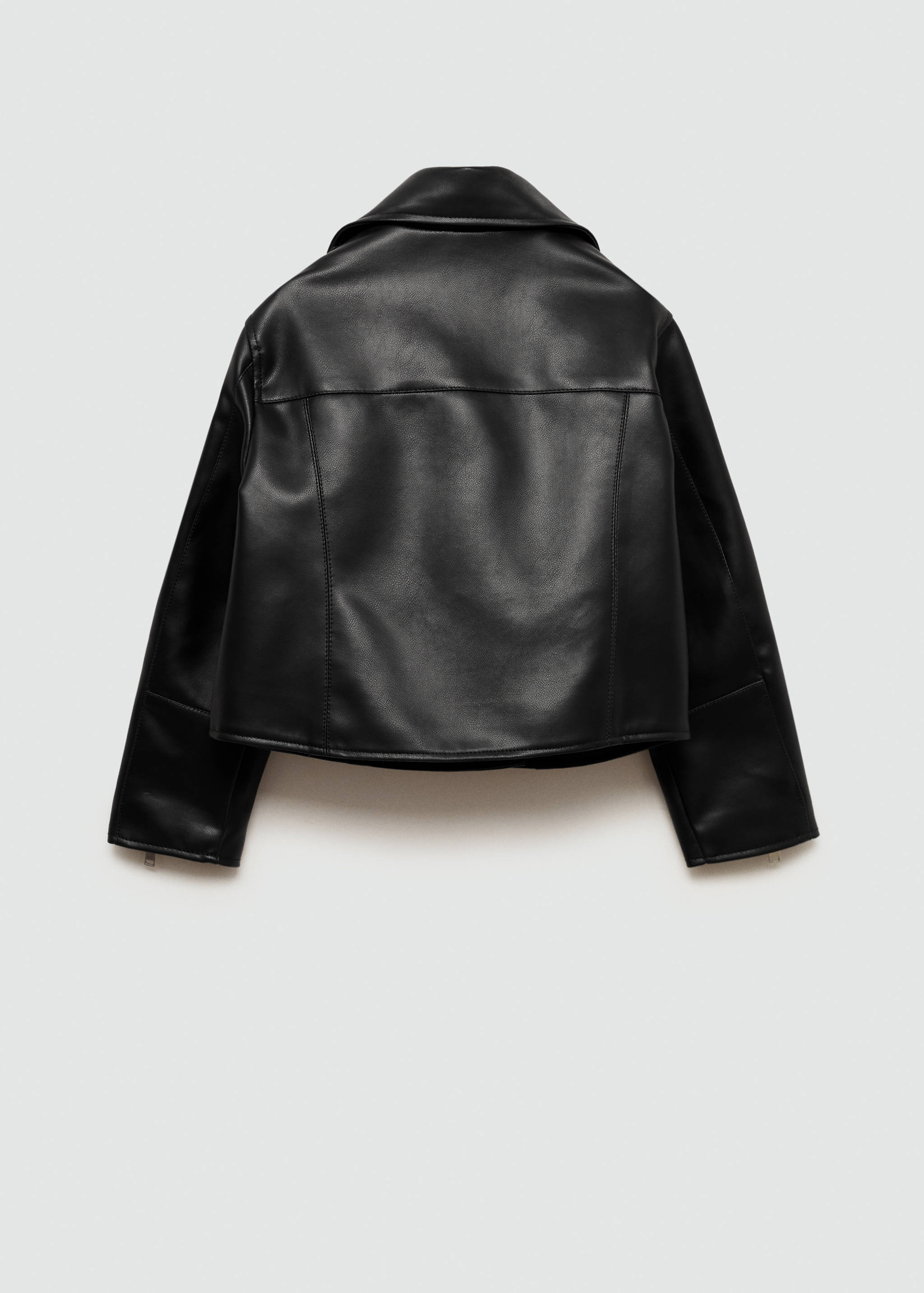 Faux-leather jacket - Reverse of the article