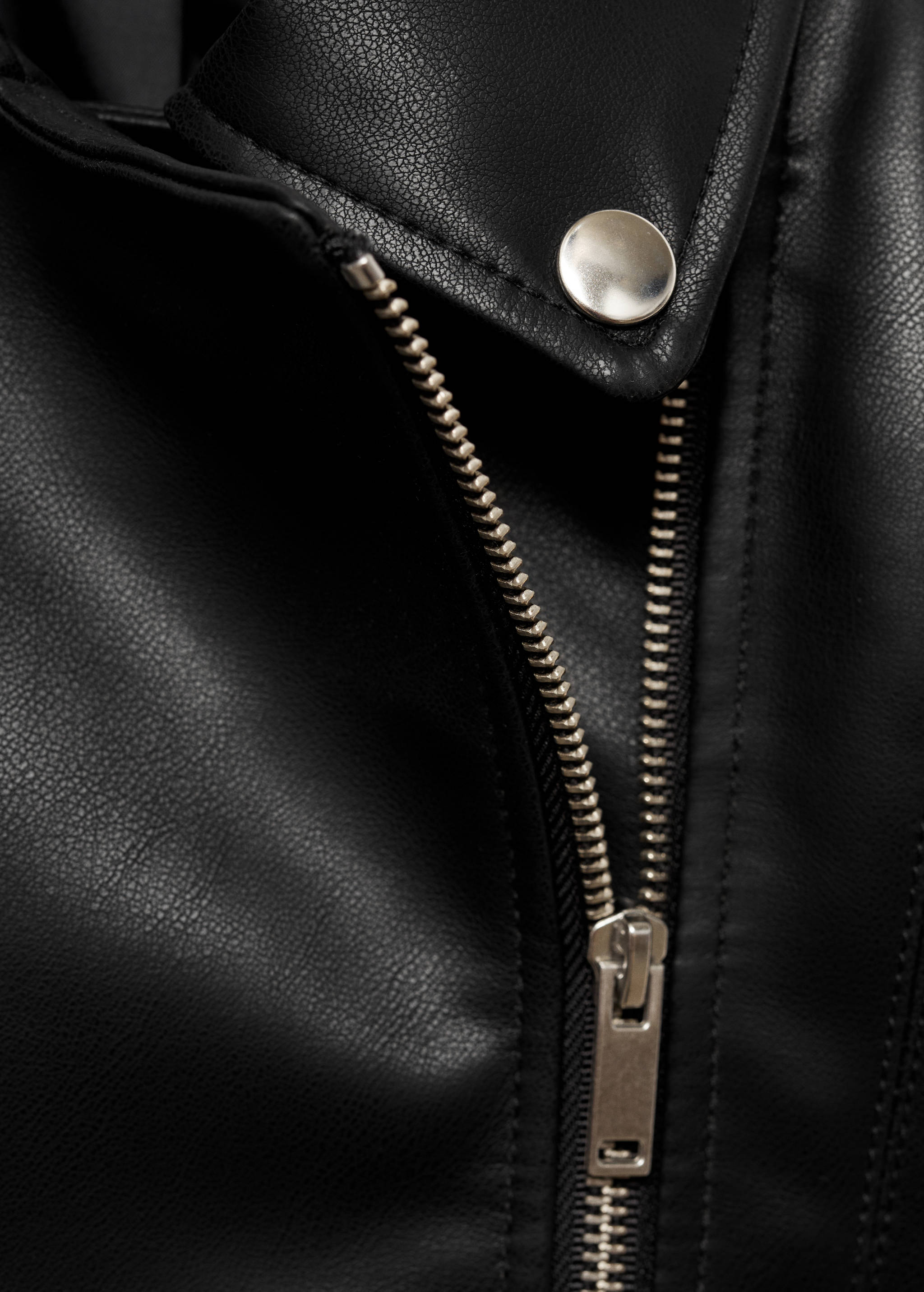 Faux-leather jacket - Details of the article 8