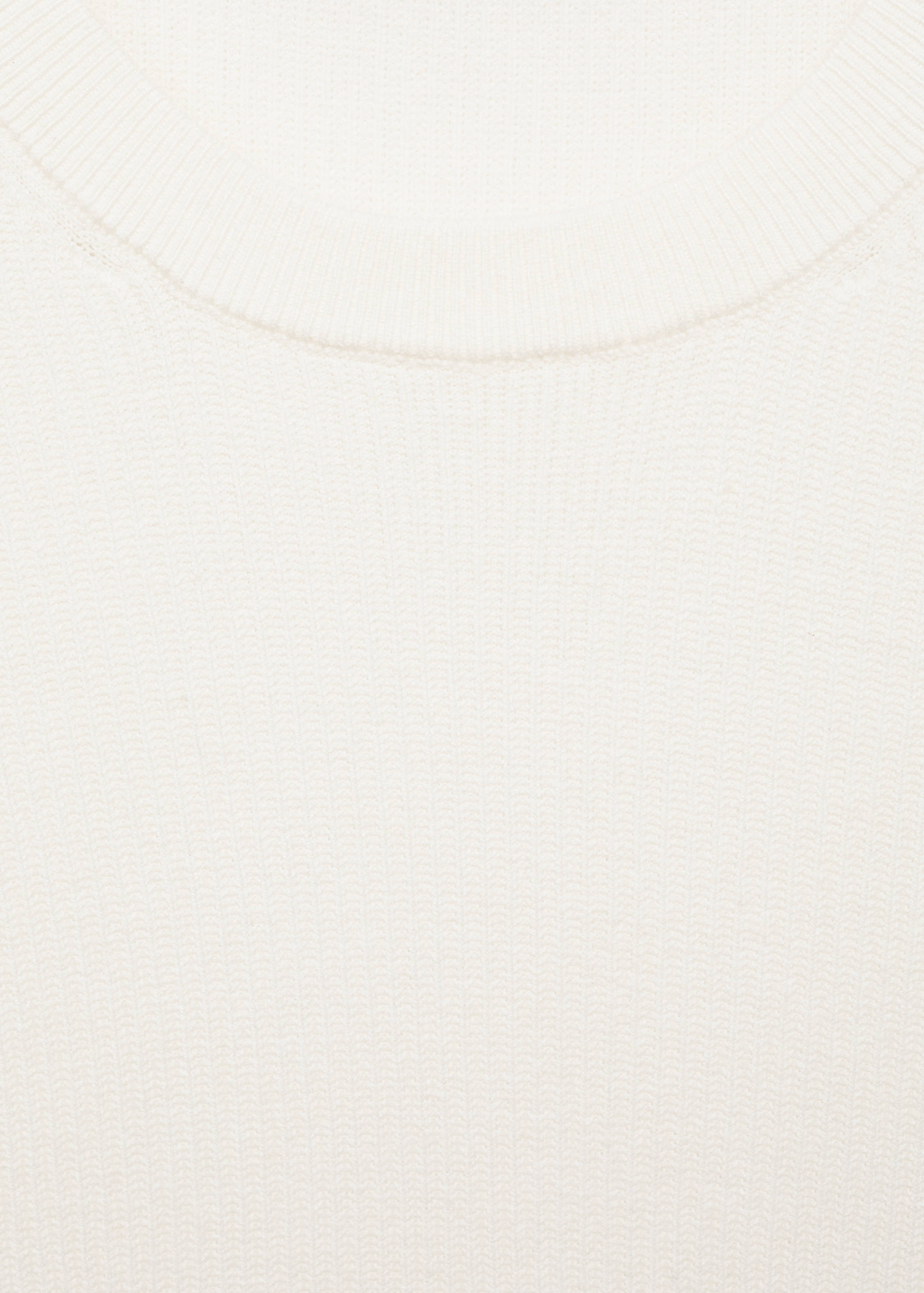 Ribbed cotton knitted sweater - Details of the article 8