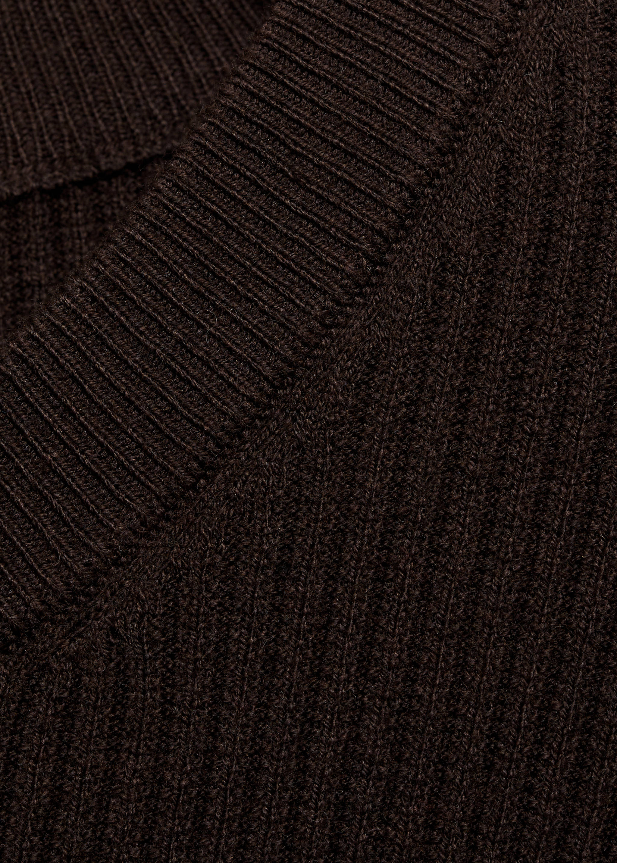 Ribbed cotton knitted sweater - Details of the article 8