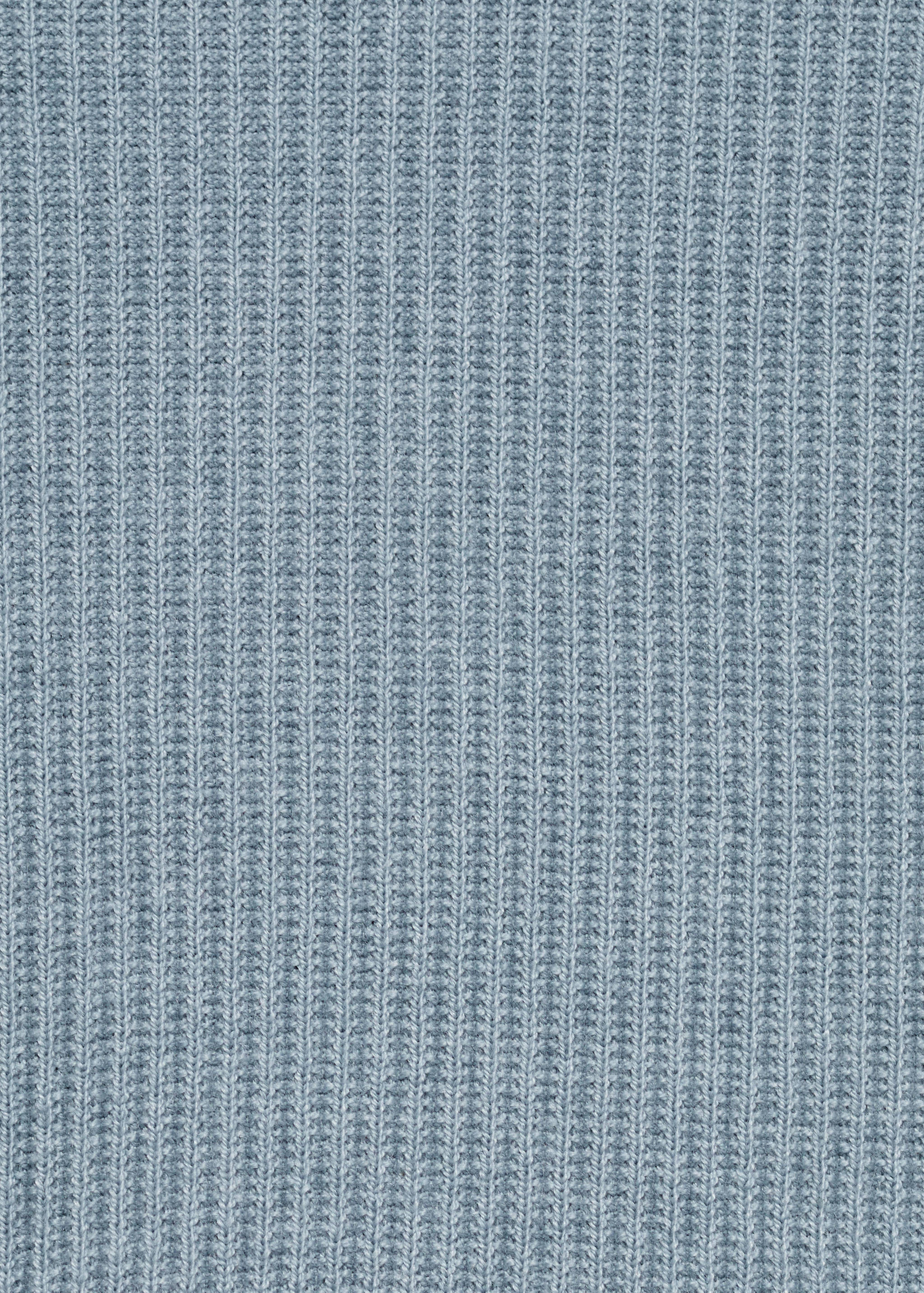 Ribbed cotton knitted sweater - Details of the article 0