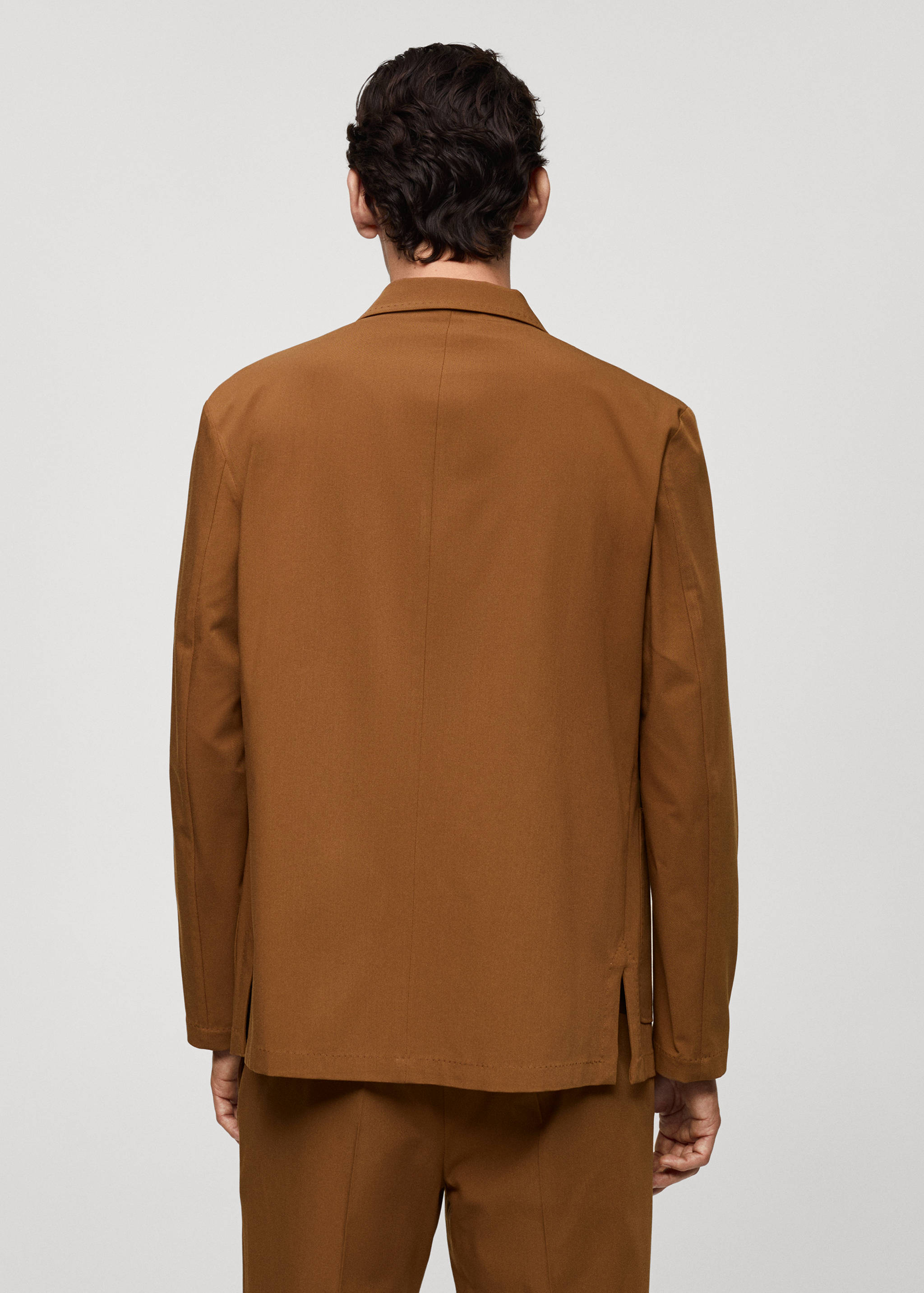 Slim-fit suit jacket with pockets - Reverse of the article