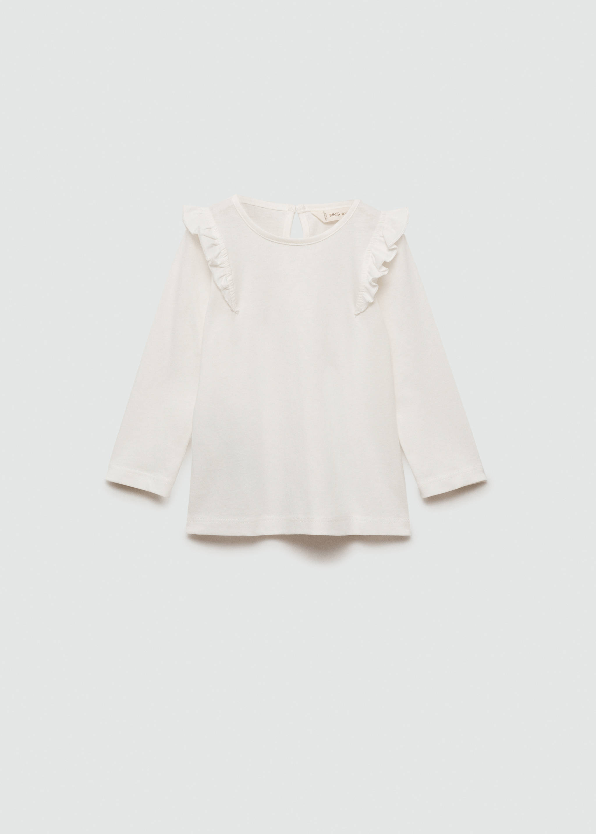 Long -sleeved t-shirt with ruffles - Article without model