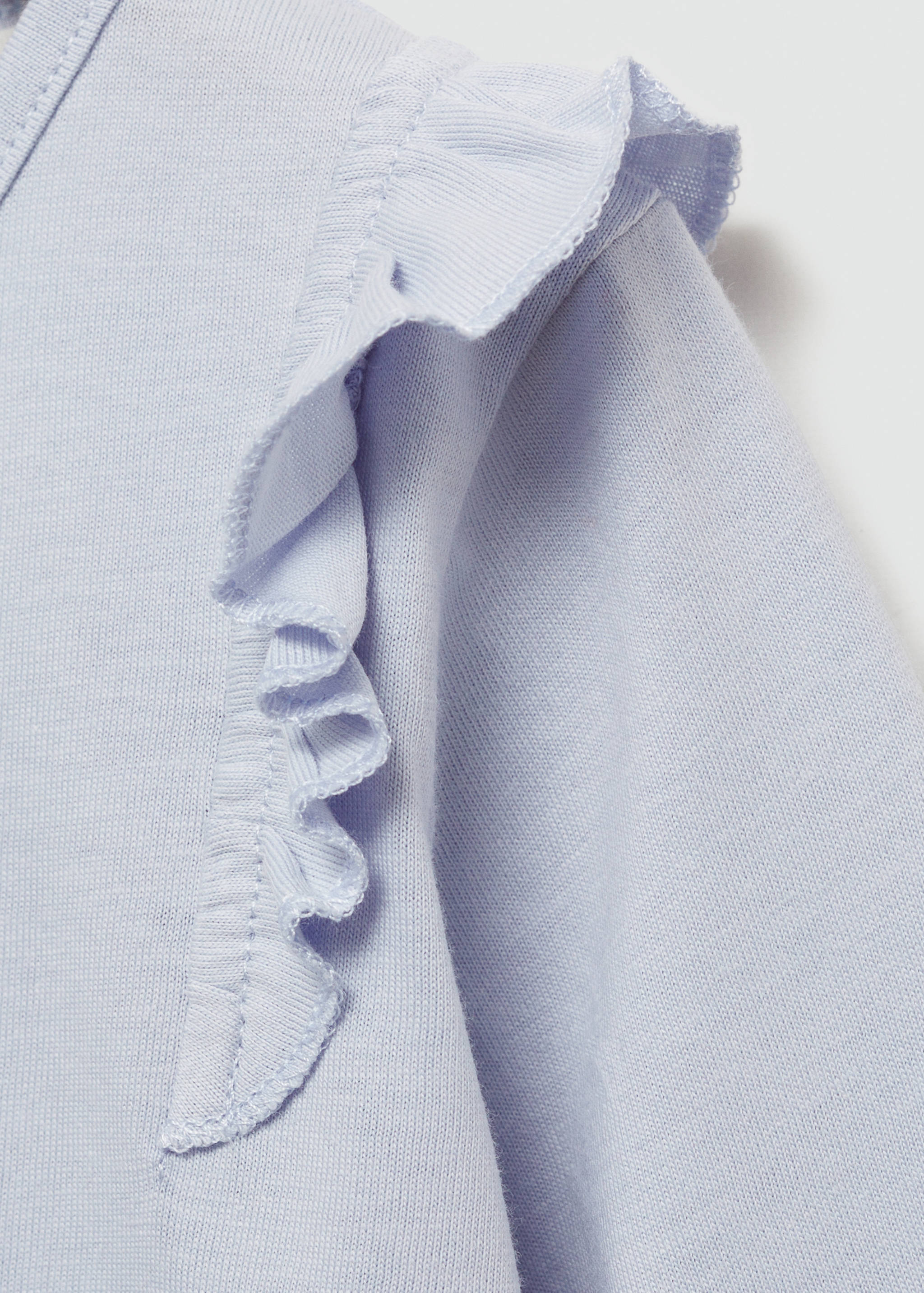 Long -sleeved t-shirt with ruffles - Details of the article 8