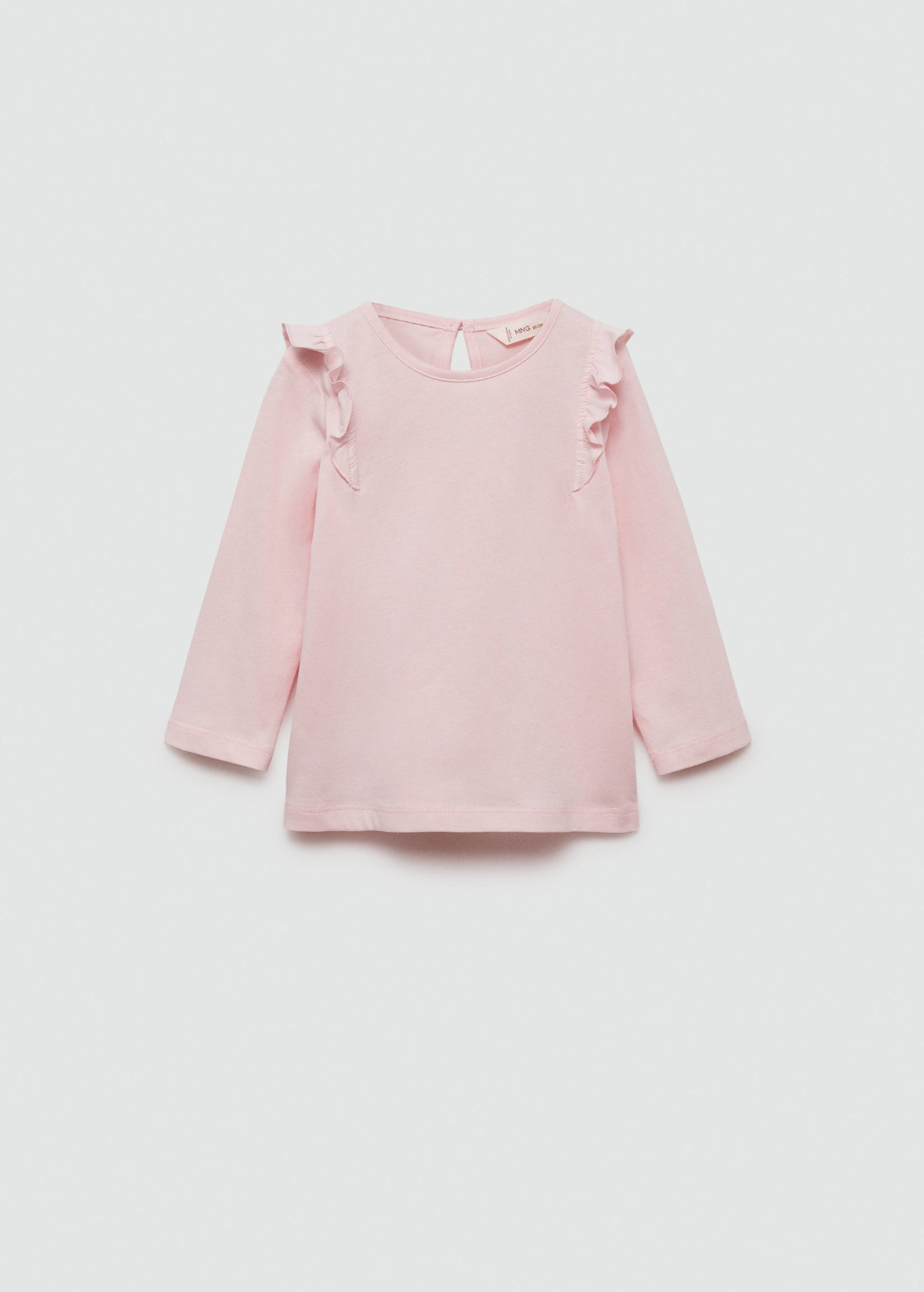 Long -sleeved t-shirt with ruffles - Article without model