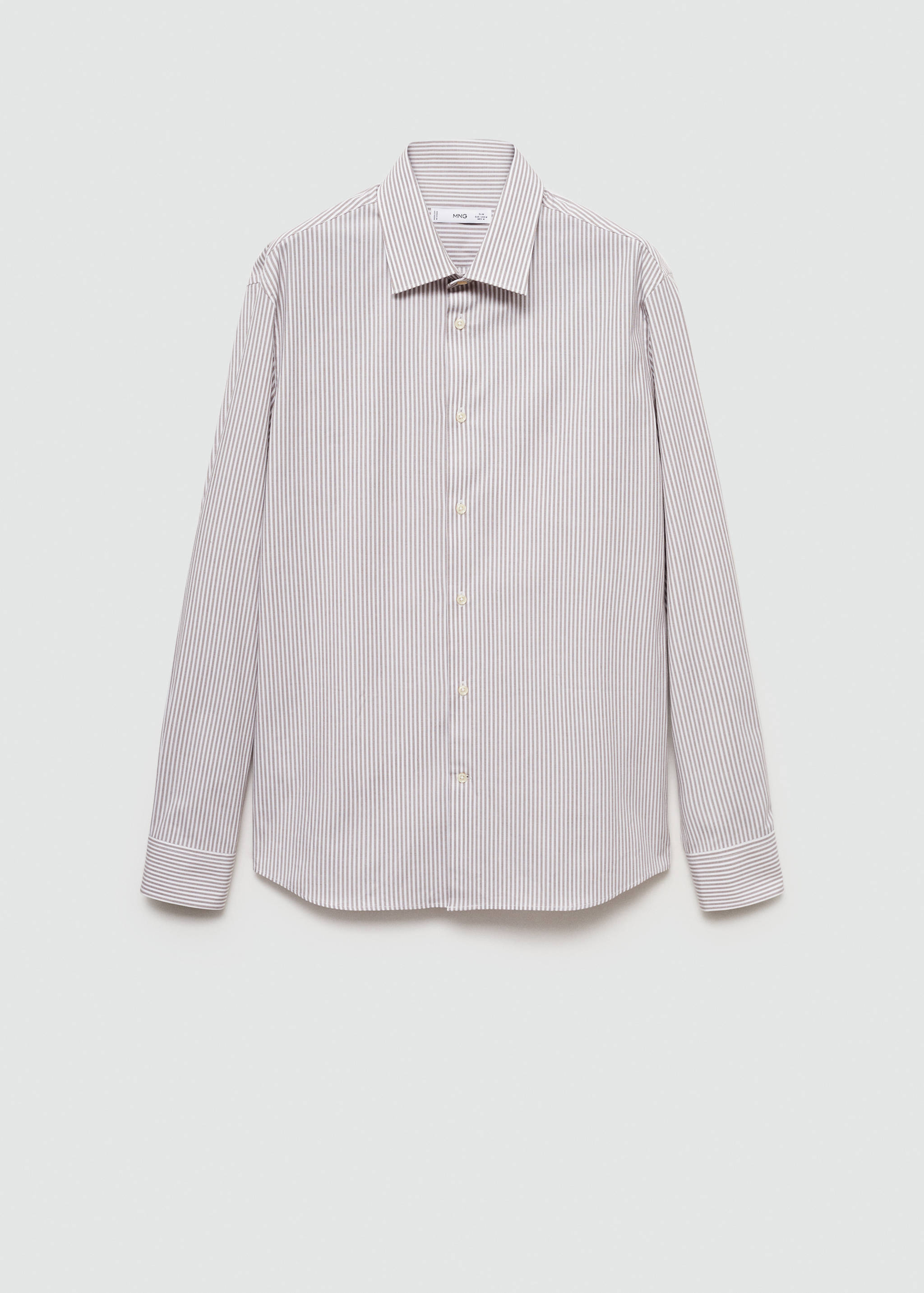 Chemise slim fit coton milleraies - Article sans modèle