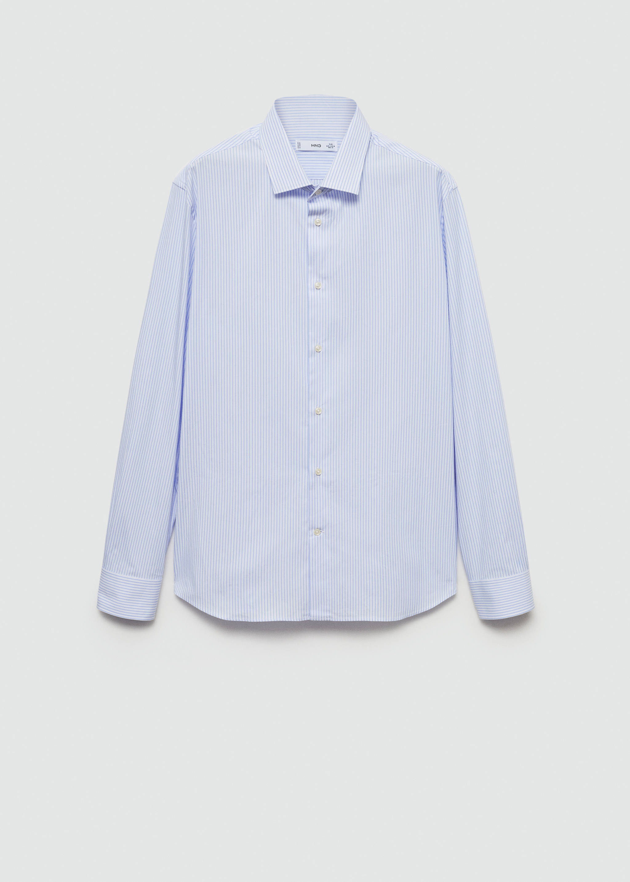 Chemise slim fit coton milleraies - Article sans modèle