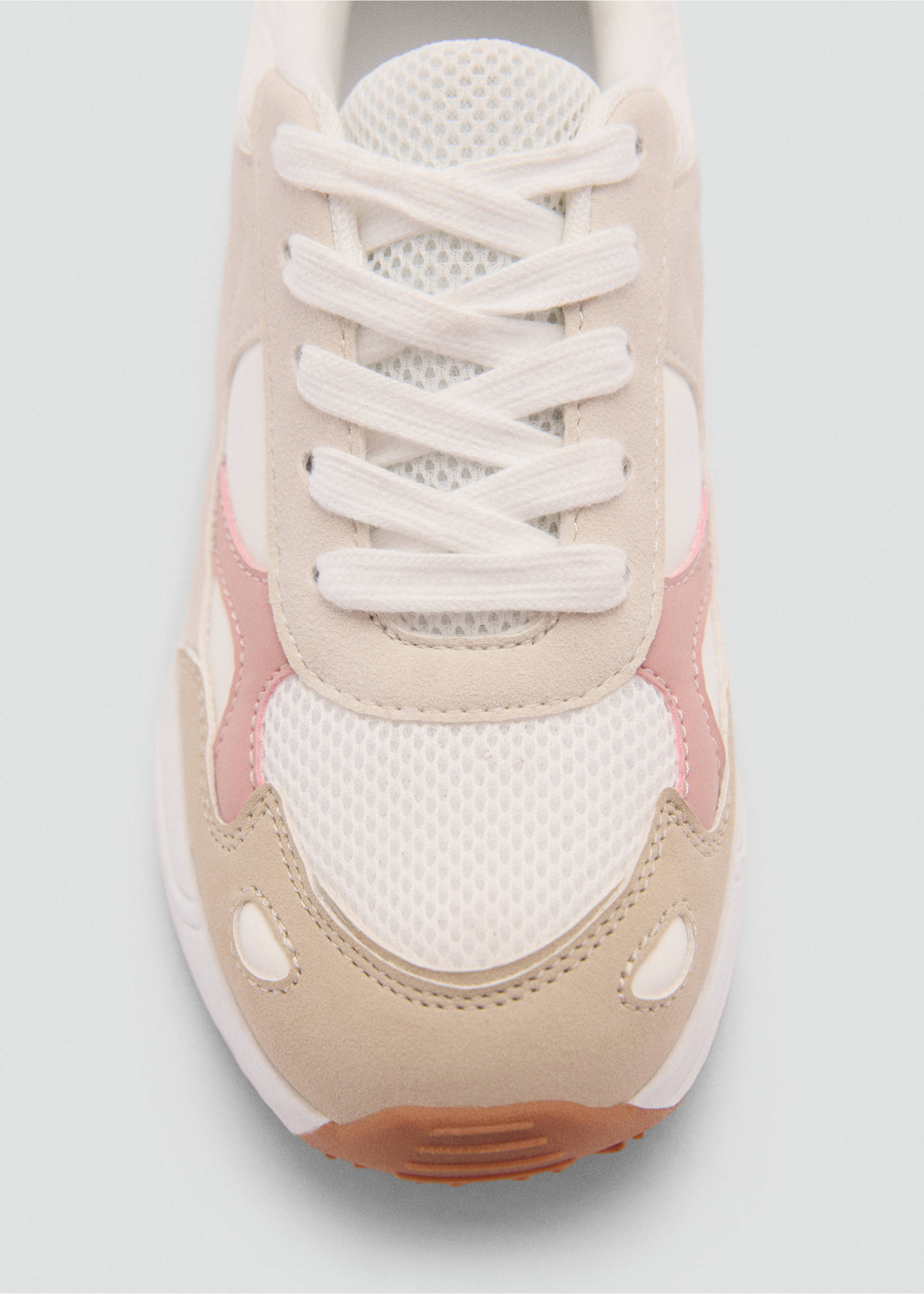 Tennis combinées à lacets - Détail de l'article 2, Rose pâle. Ref: 77064758-00.