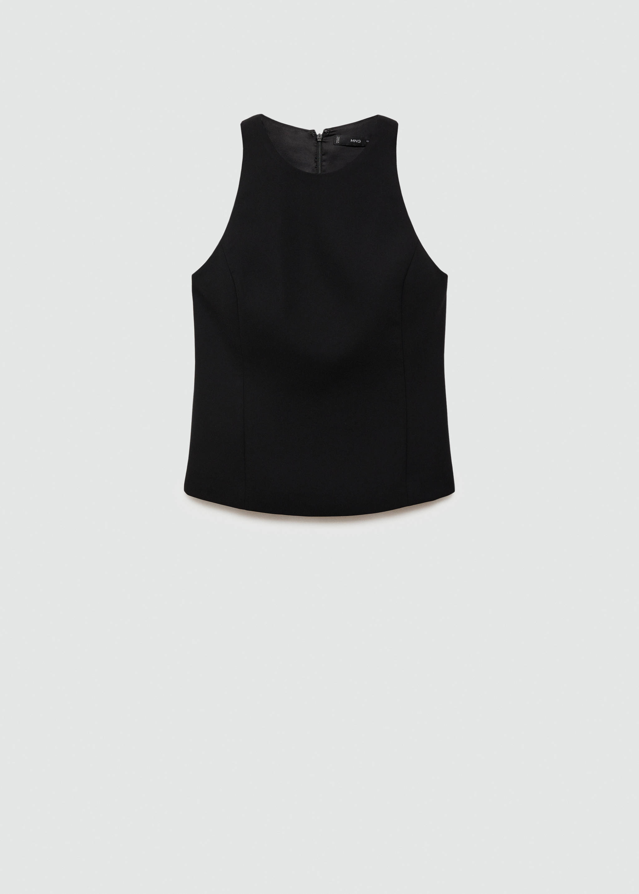 Crop top with wide straps - Article without model