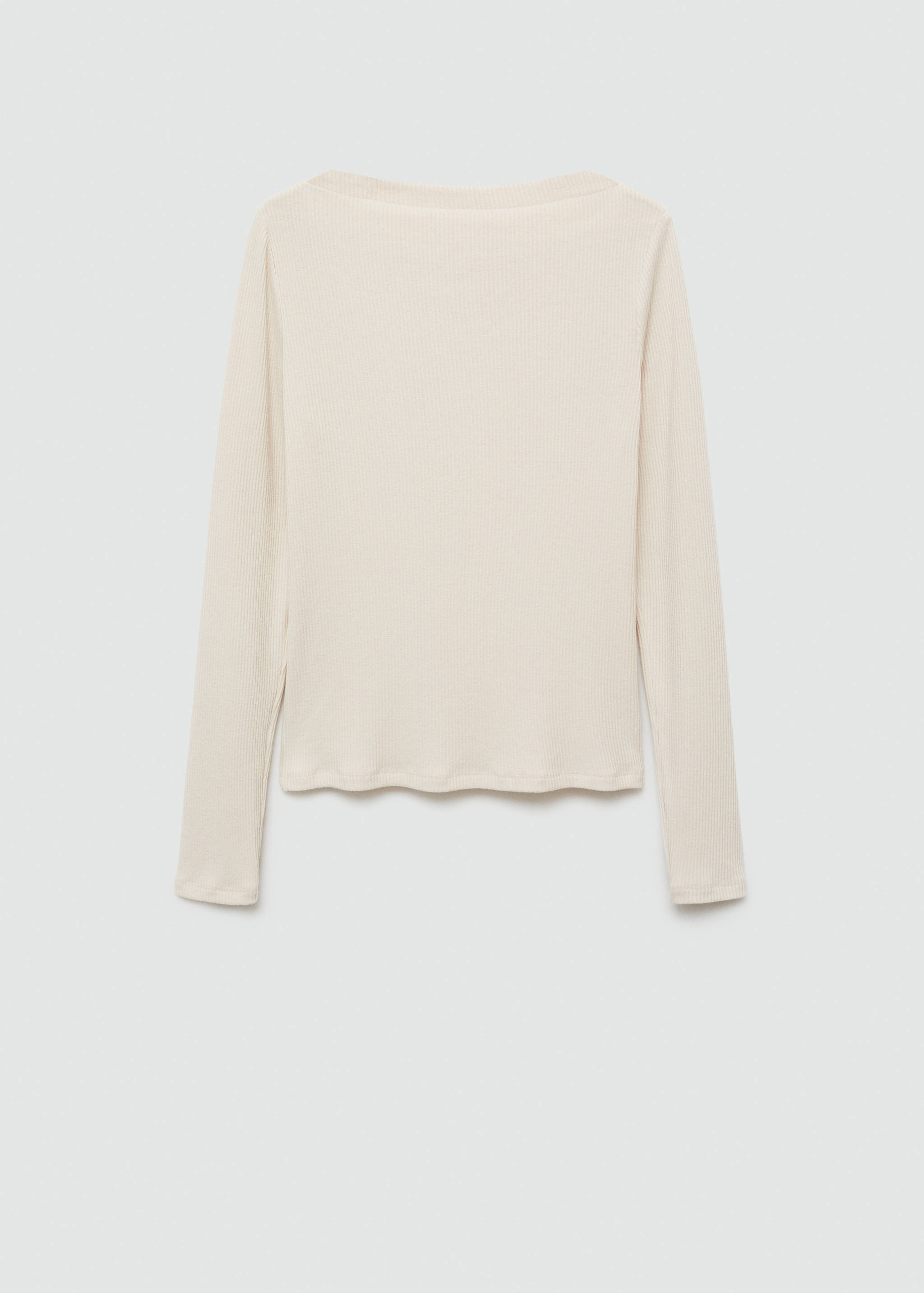 Long-sleeved knitted t-shirt - Article without model