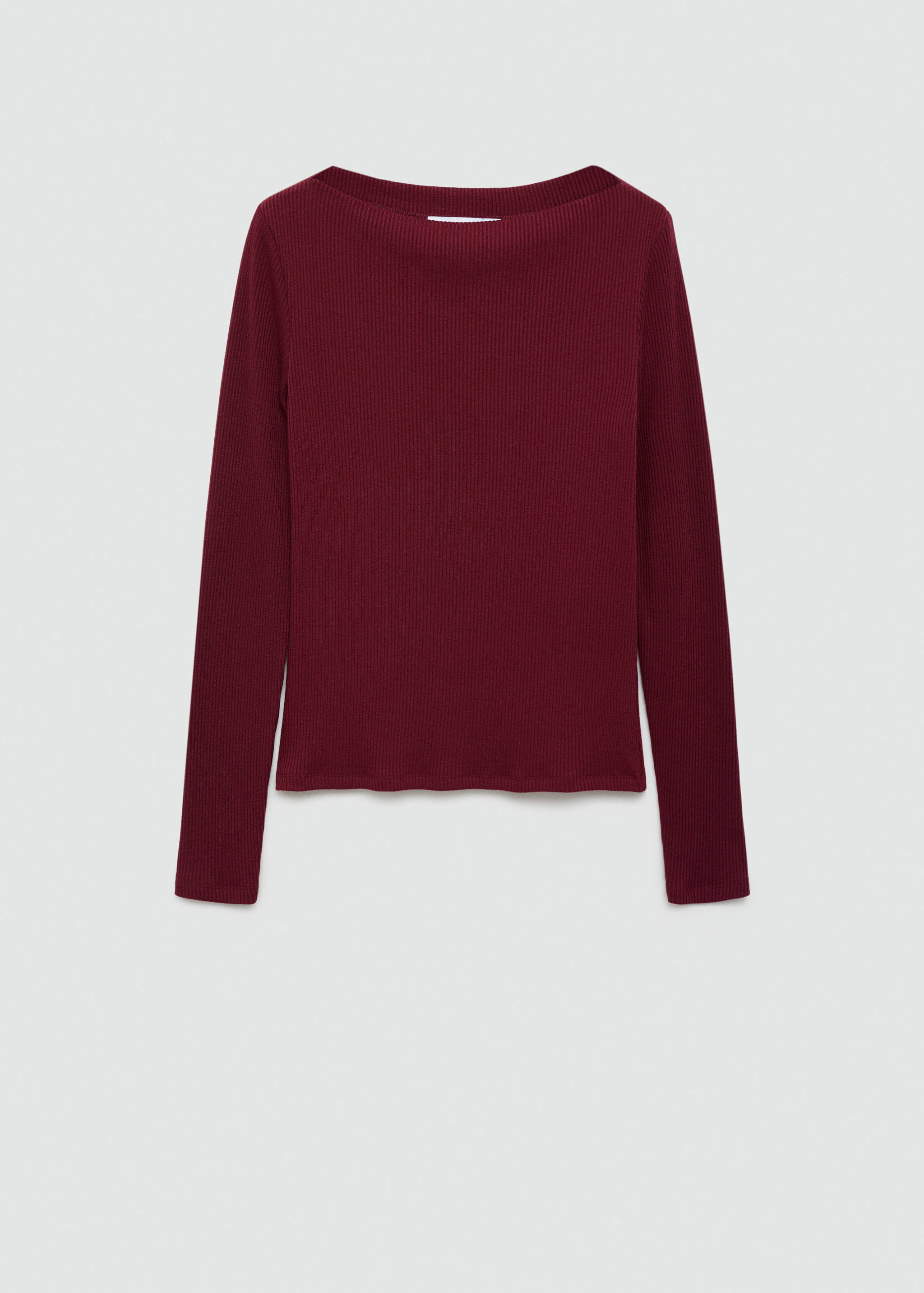 Long-sleeved knitted t-shirt - Article without model