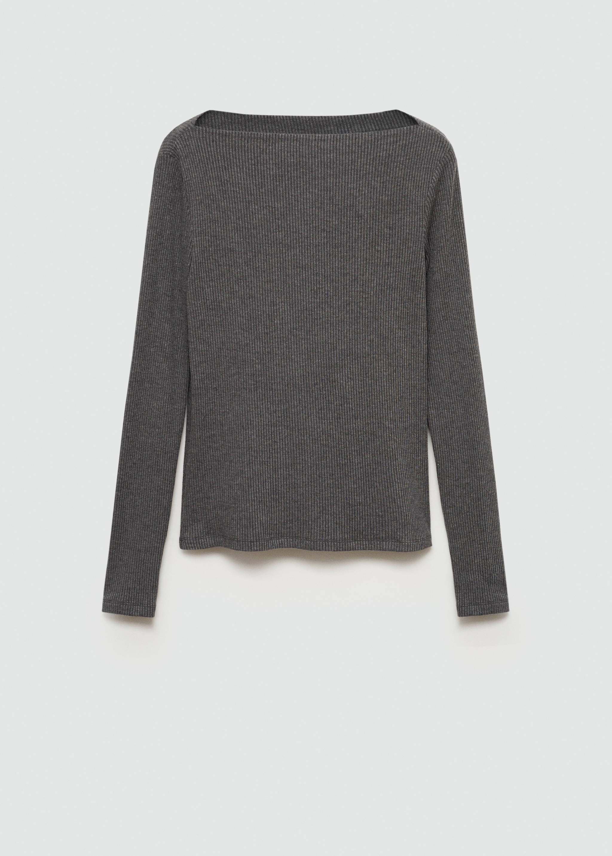 Long-sleeved knitted t-shirt - Article without model
