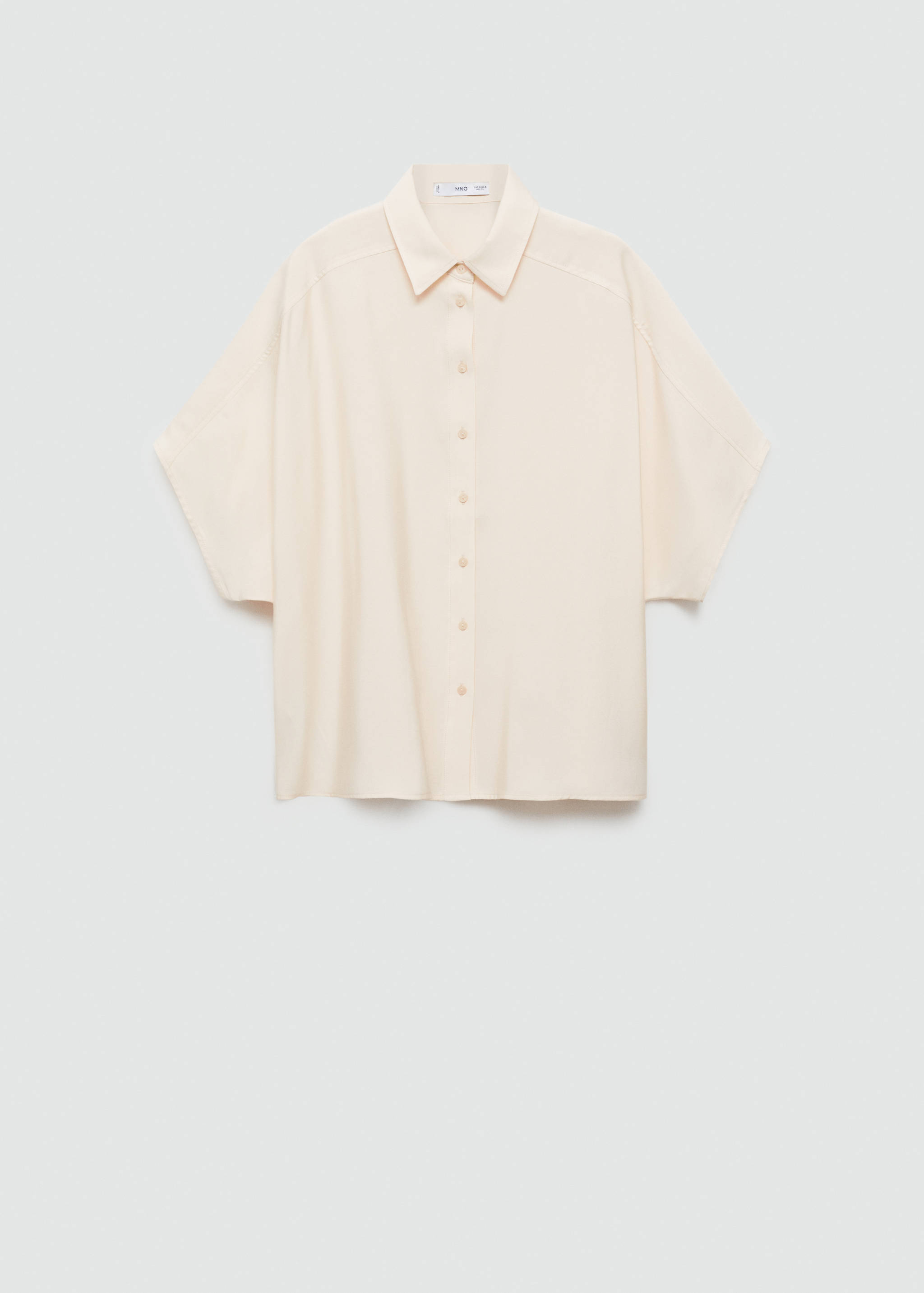 Oversized short-sleeved shirt - Article without model