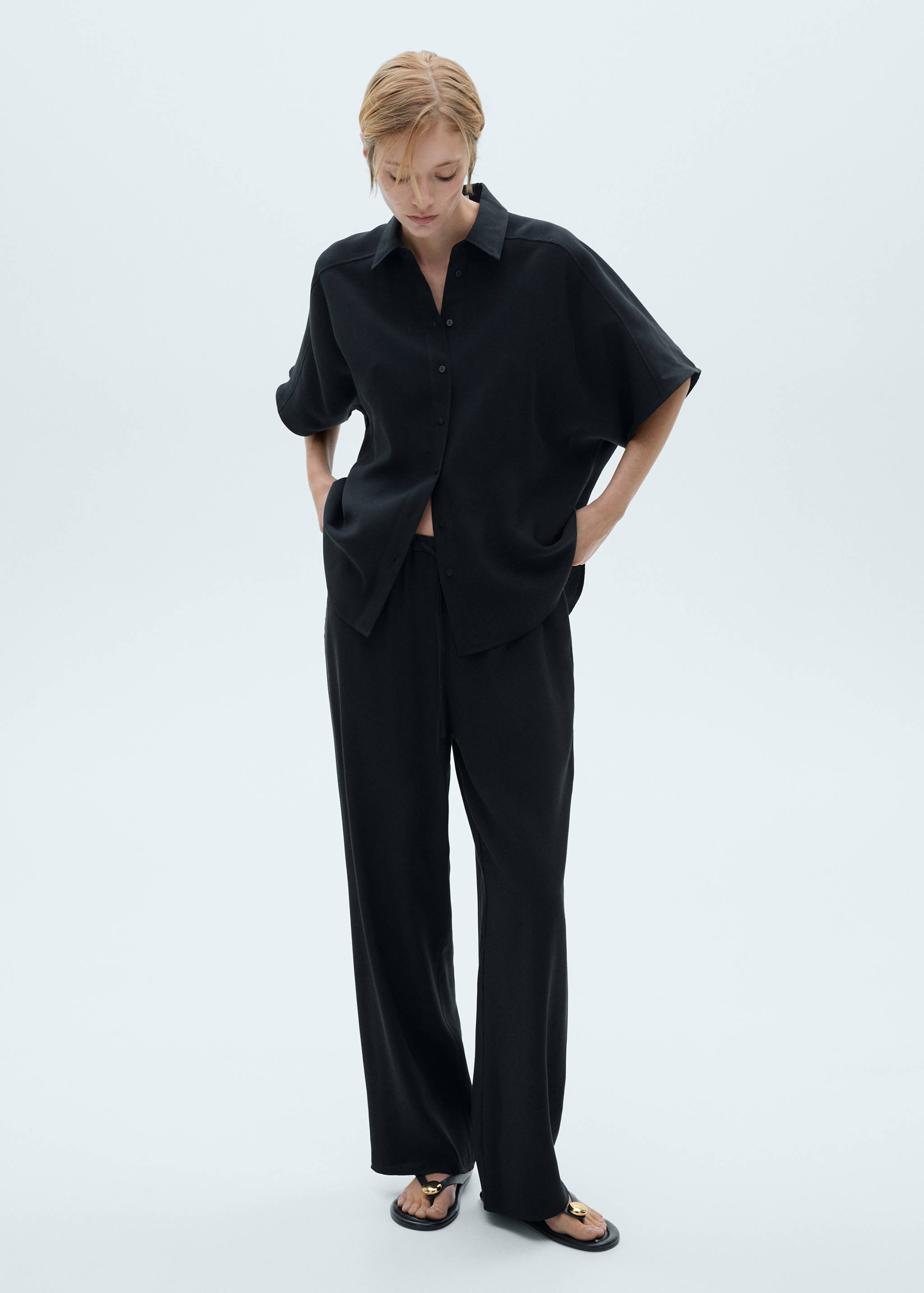 Oversized short-sleeved shirt - General plane