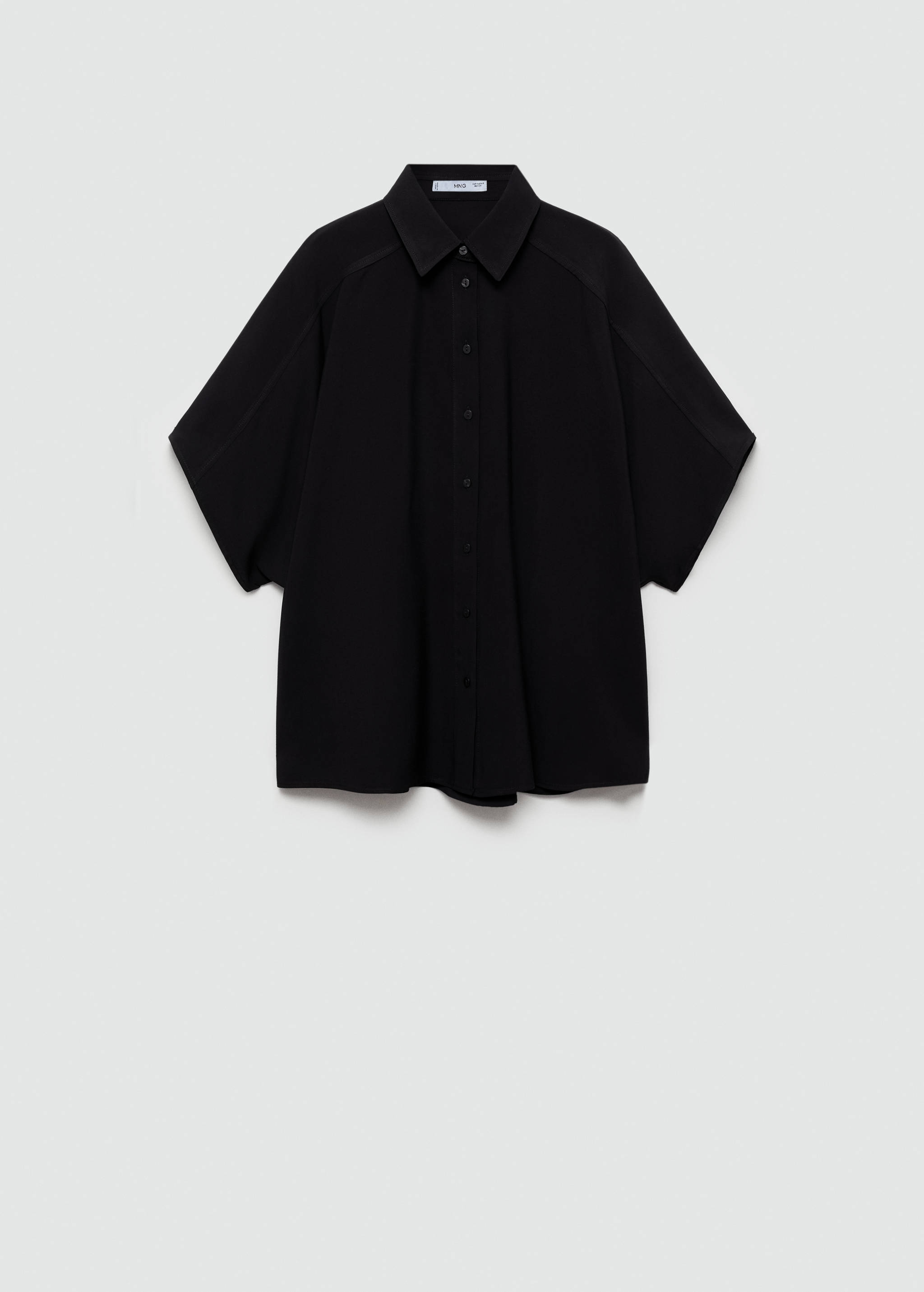 Oversized short-sleeved shirt - Article without model