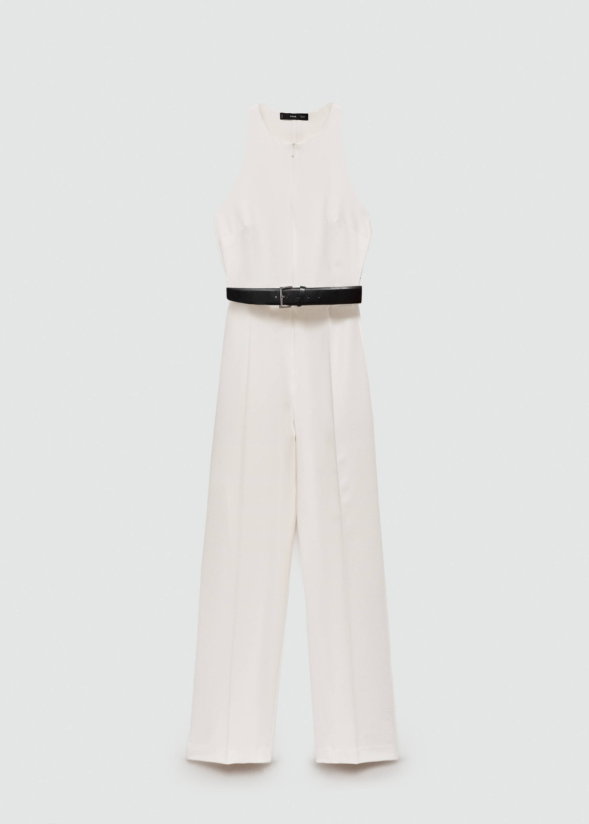 Jumpsuit with belt and zip - Article without model