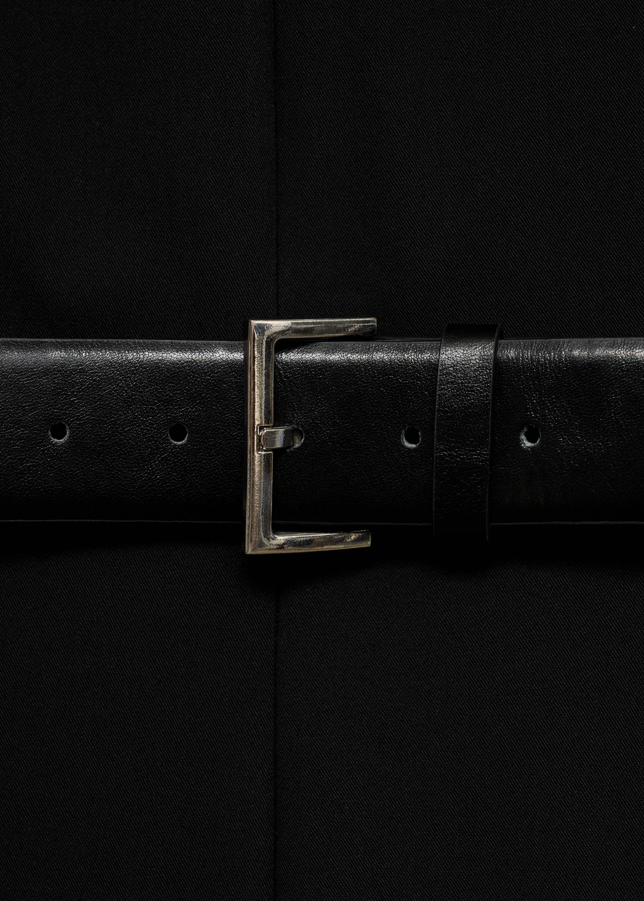 Jumpsuit with belt and zip - Details of the article 8