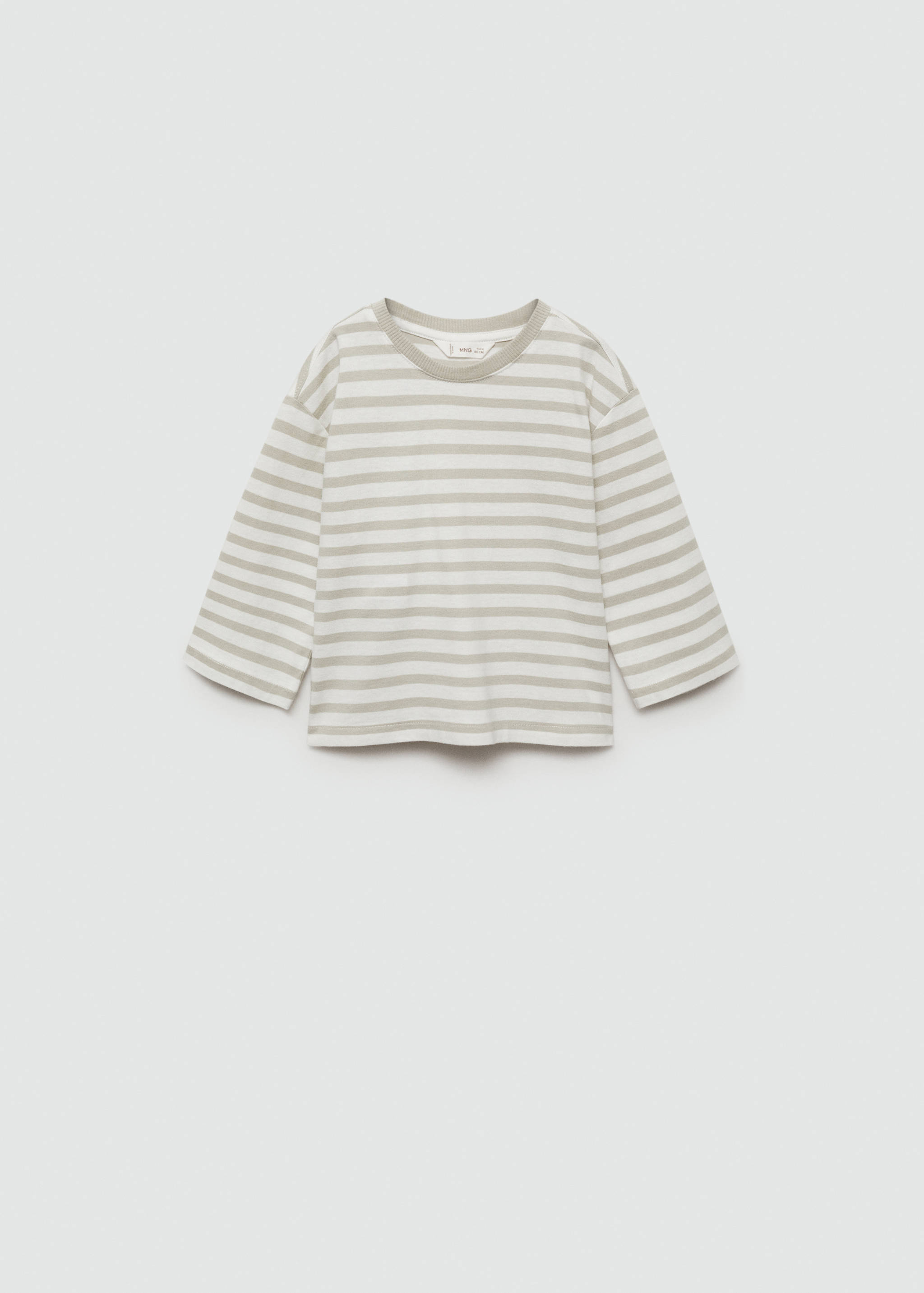 Striped cotton T-shirt - Article without model