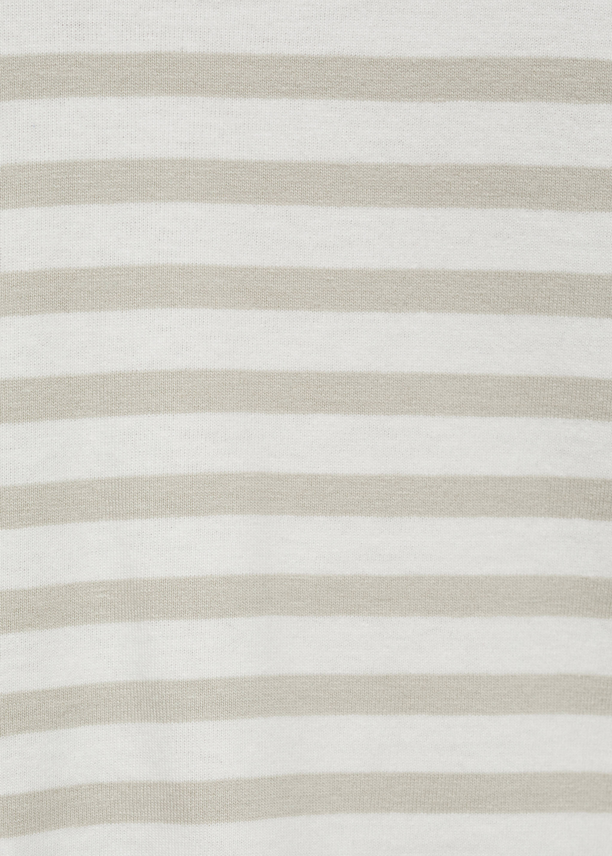 Striped cotton T-shirt - Details of the article 0