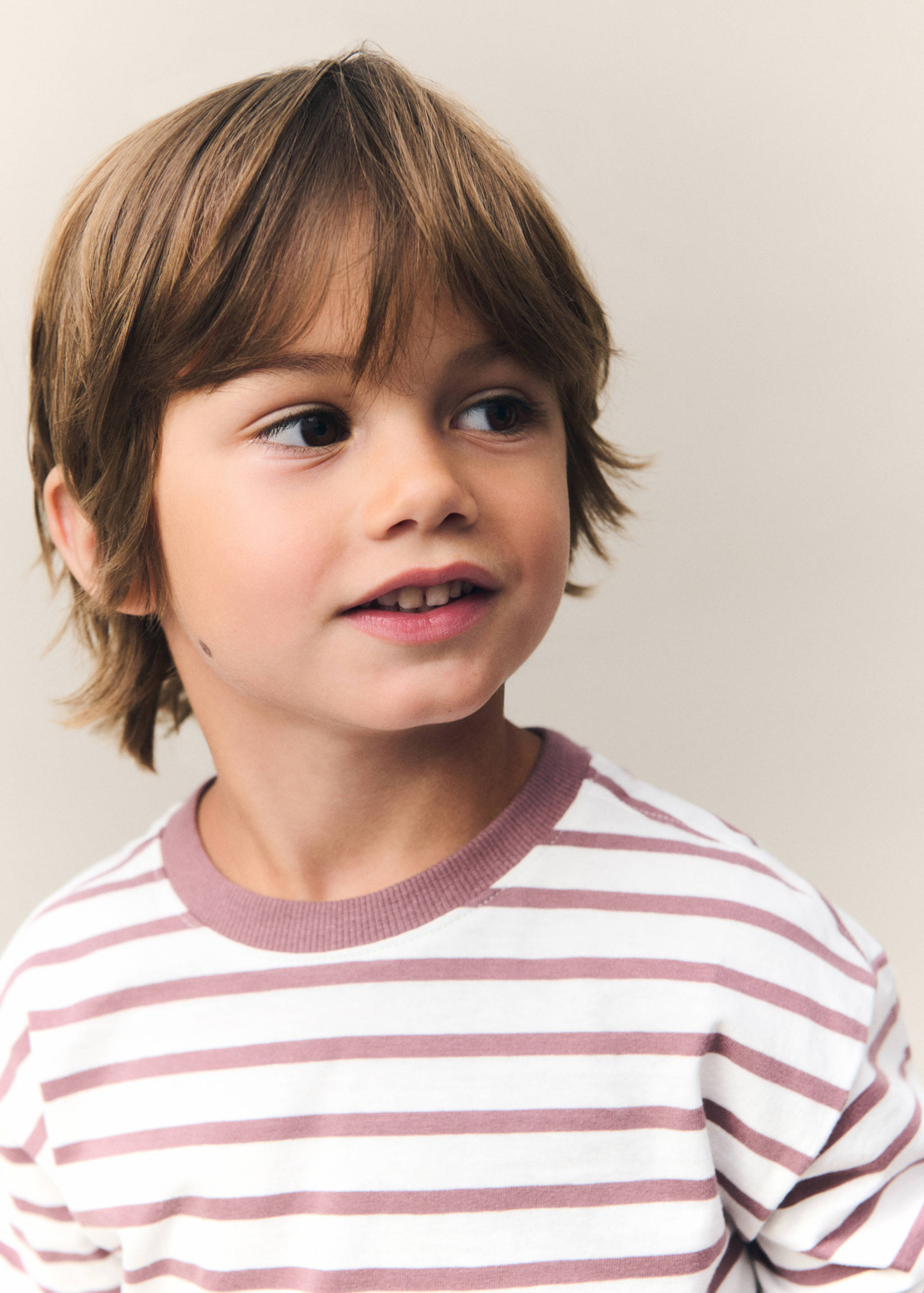 Striped cotton T-shirt - Details of the article 5