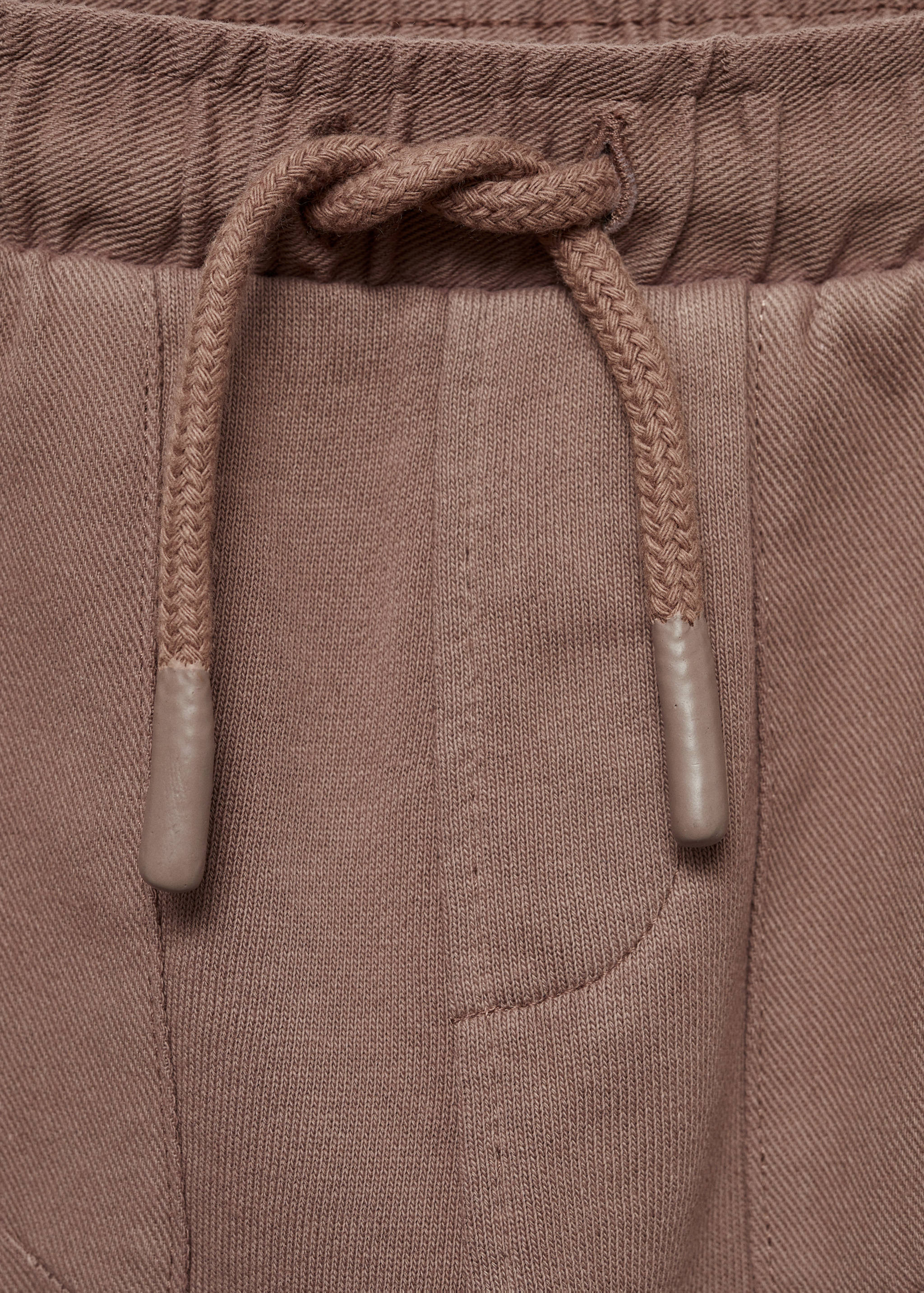 Cotton jogger-style trousers - Details of the article 8