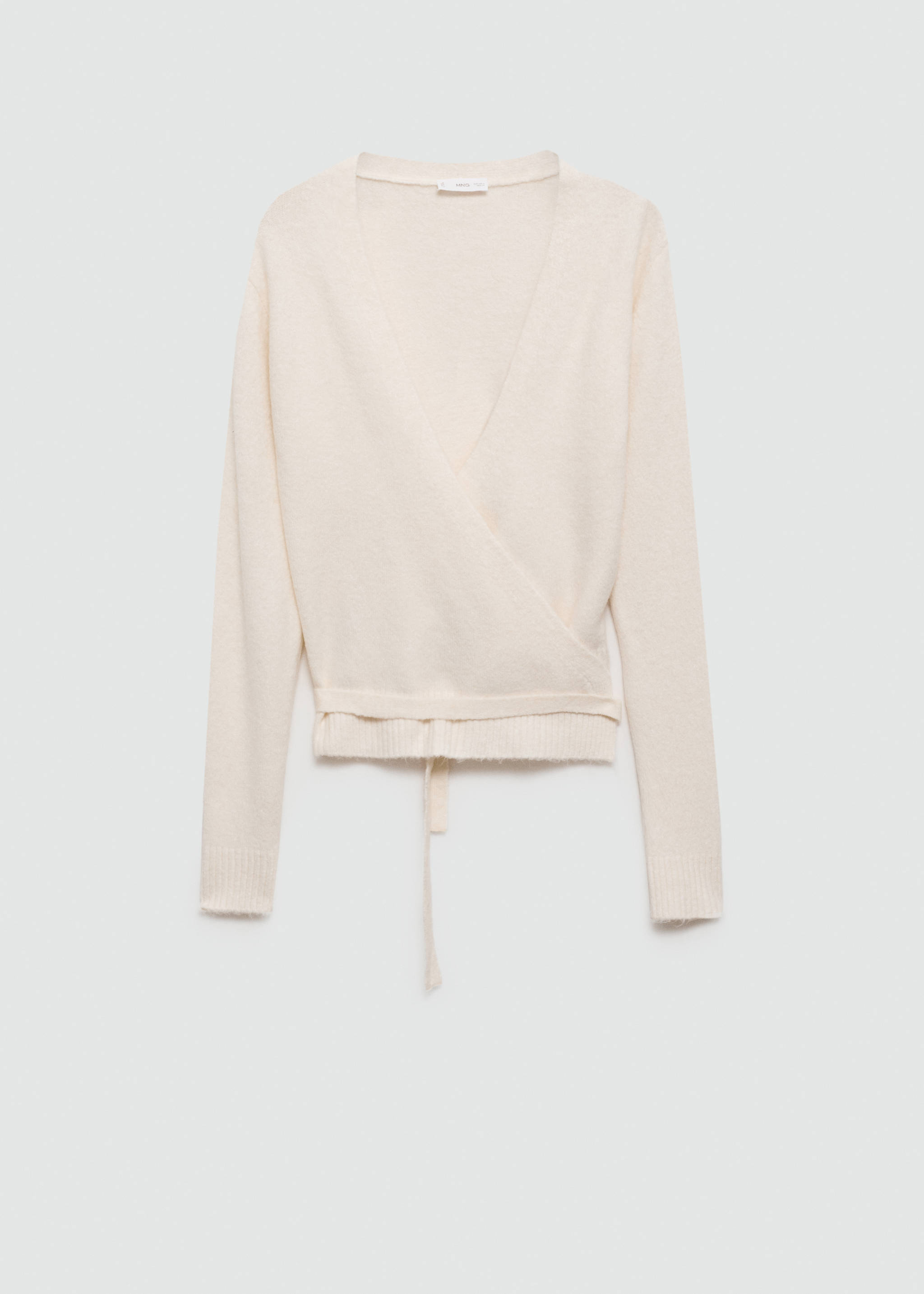 Cárdigan lazo cruzado - Artículo sin modelo