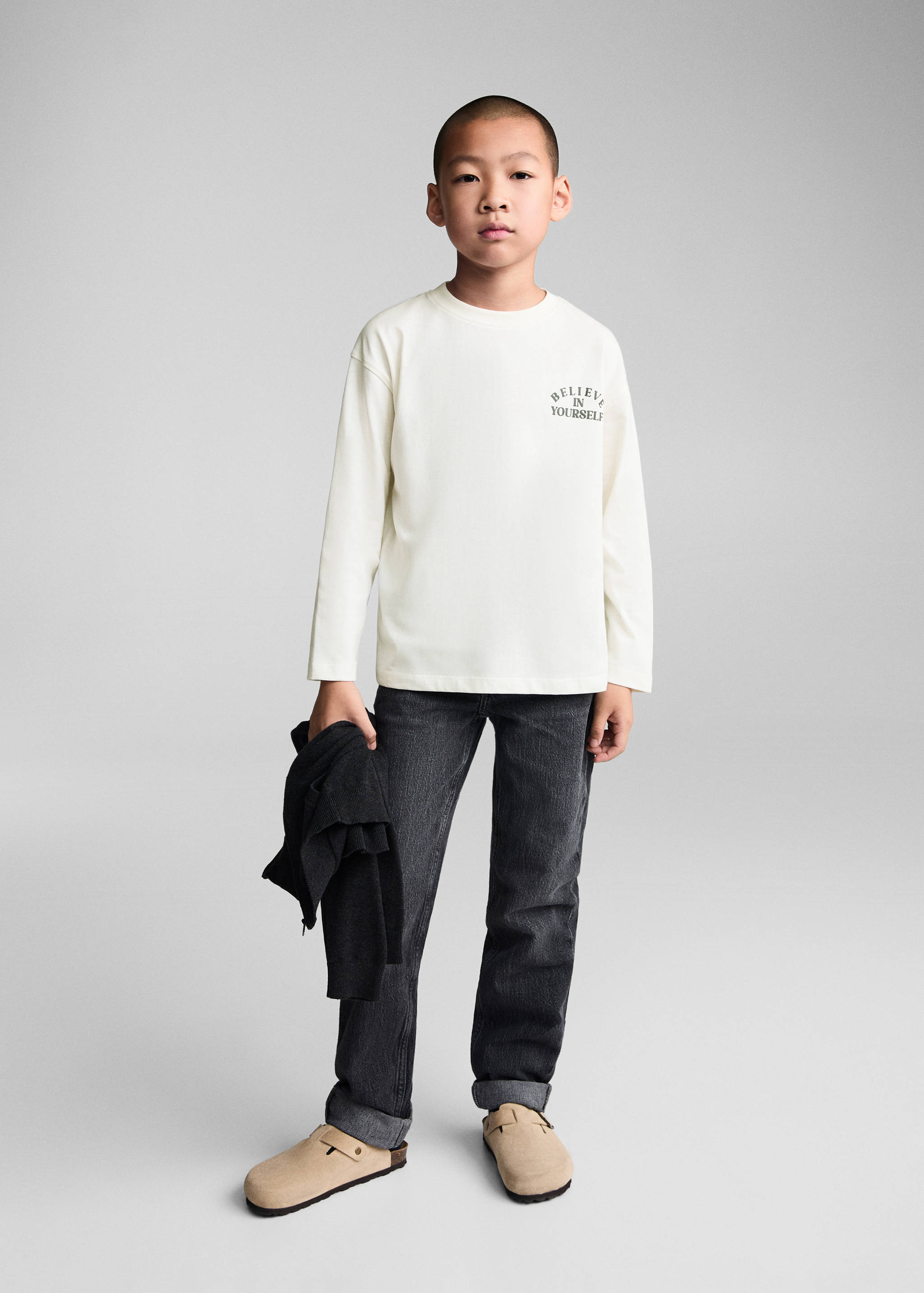 Printed long sleeve t-shirt - General plane