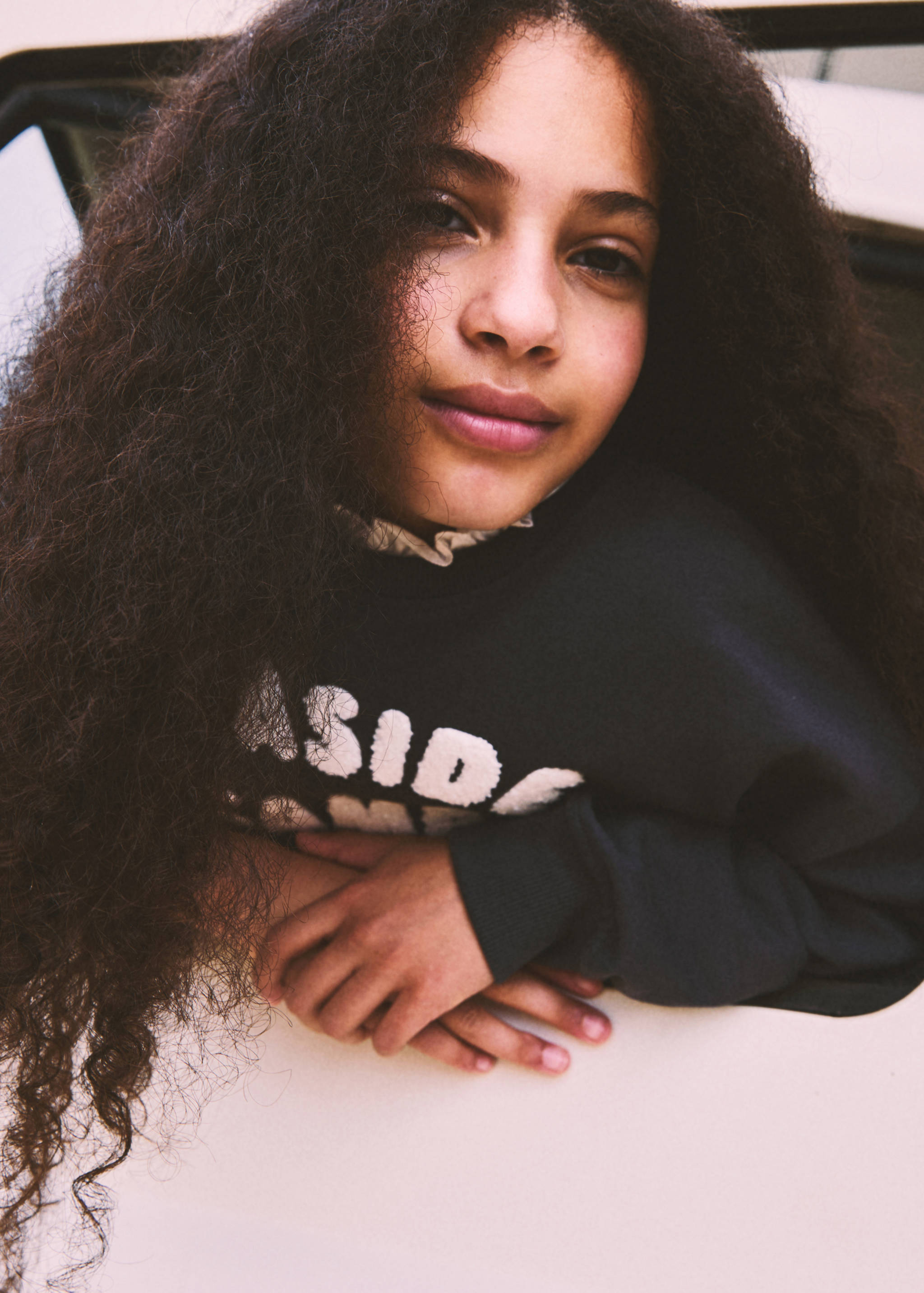 Sweat-shirt coton imprimé - Plan général